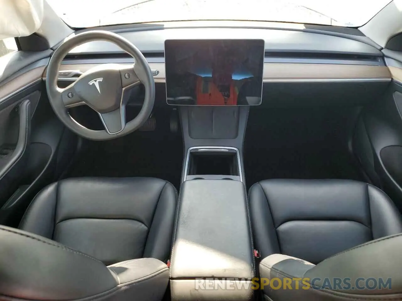 8 Photograph of a damaged car 5YJ3E1EA1MF047177 TESLA MODEL 3 2021