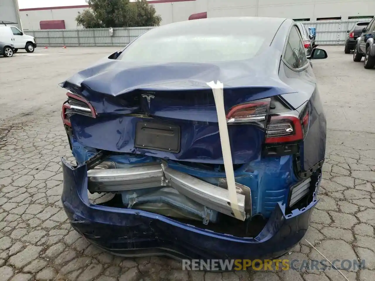 9 Photograph of a damaged car 5YJ3E1EA1MF060527 TESLA MODEL 3 2021