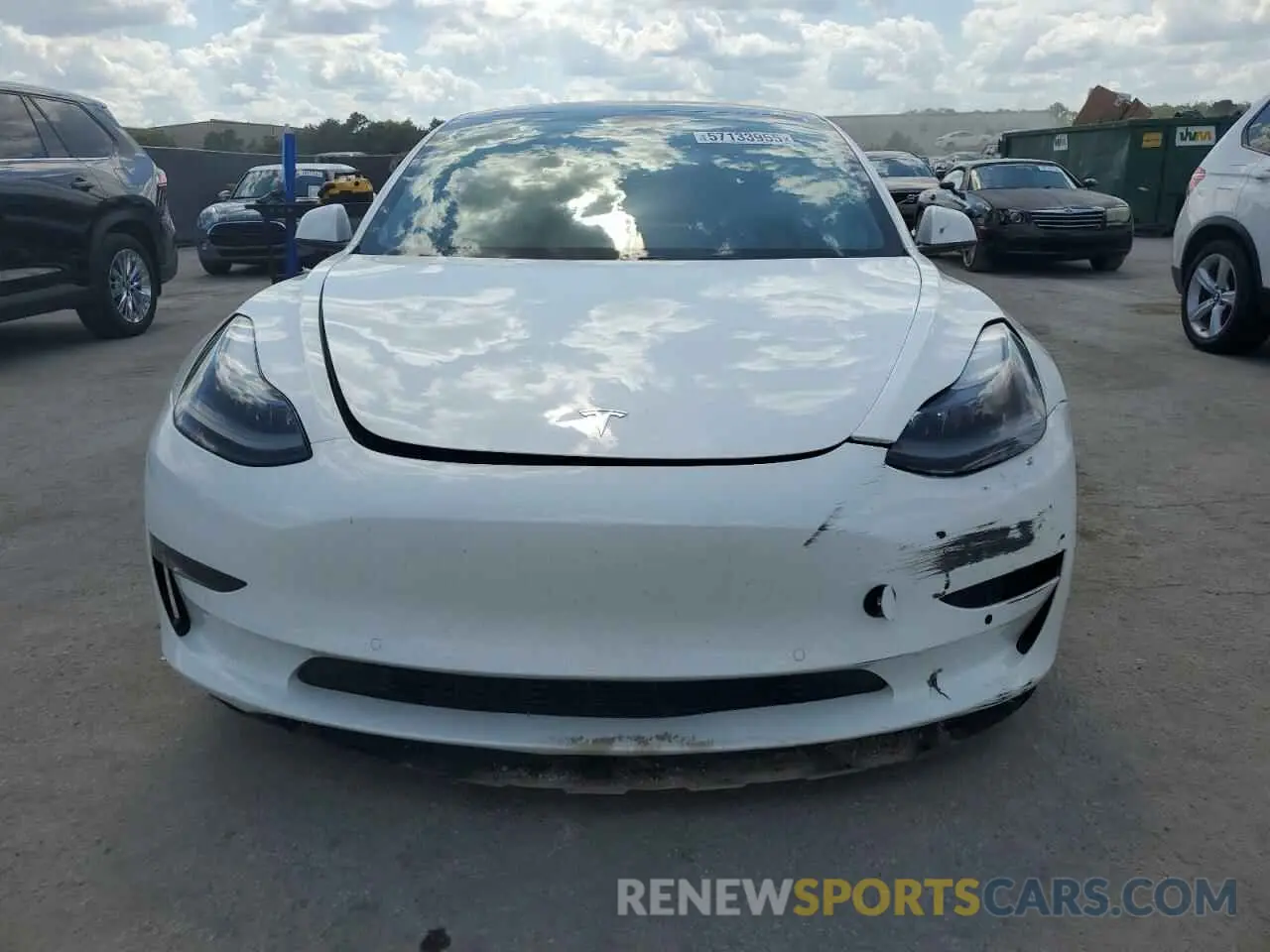 5 Photograph of a damaged car 5YJ3E1EA1MF064335 TESLA MODEL 3 2021
