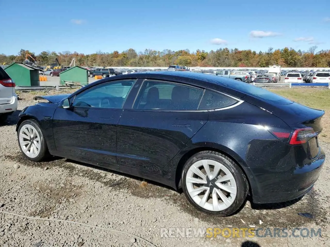 2 Photograph of a damaged car 5YJ3E1EA1MF064514 TESLA MODEL 3 2021