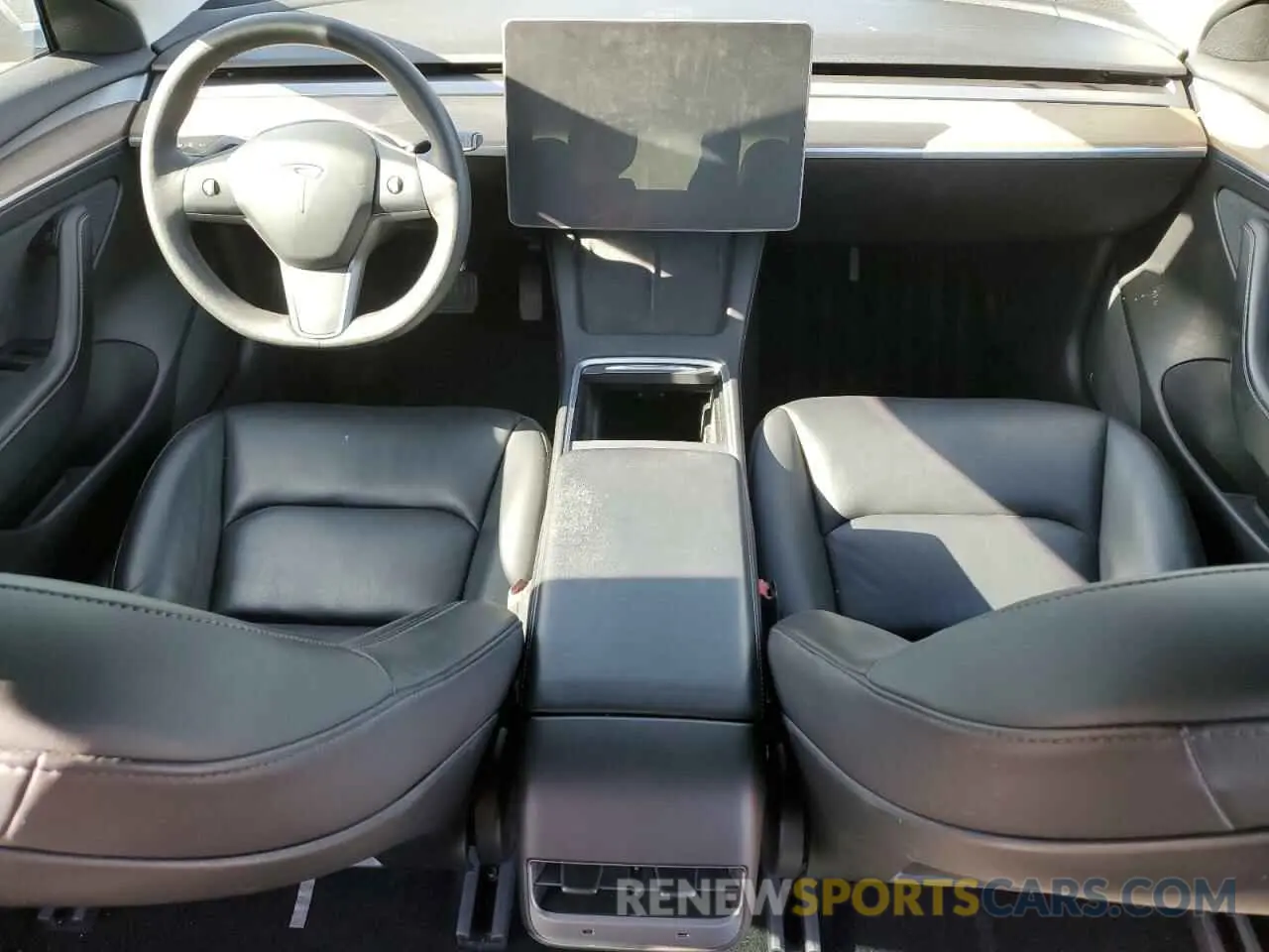 8 Photograph of a damaged car 5YJ3E1EA1MF064514 TESLA MODEL 3 2021