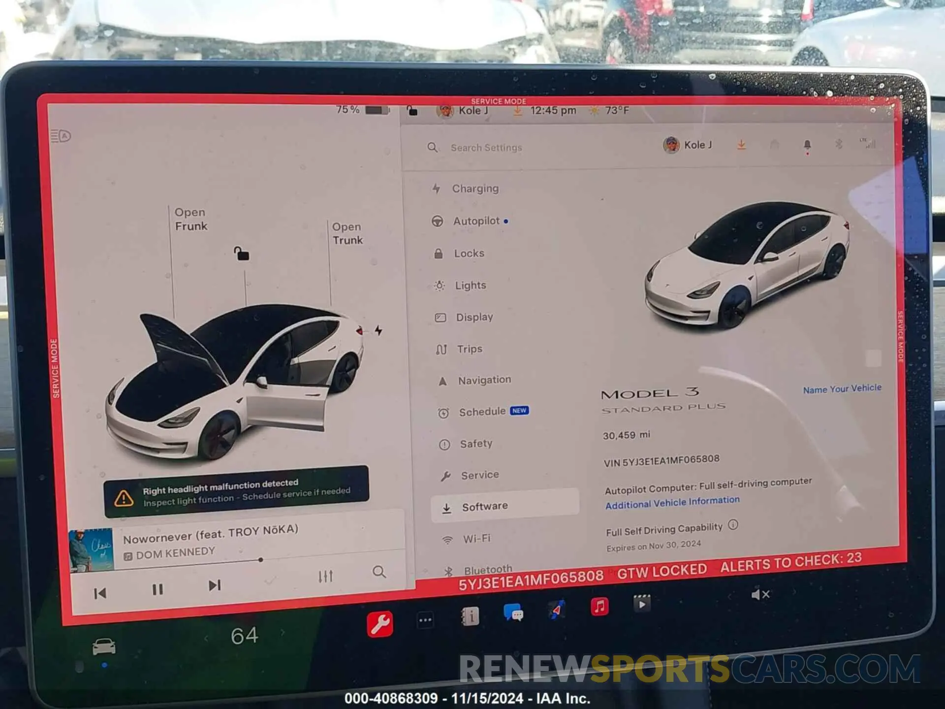 16 Photograph of a damaged car 5YJ3E1EA1MF065808 TESLA MODEL 3 2021