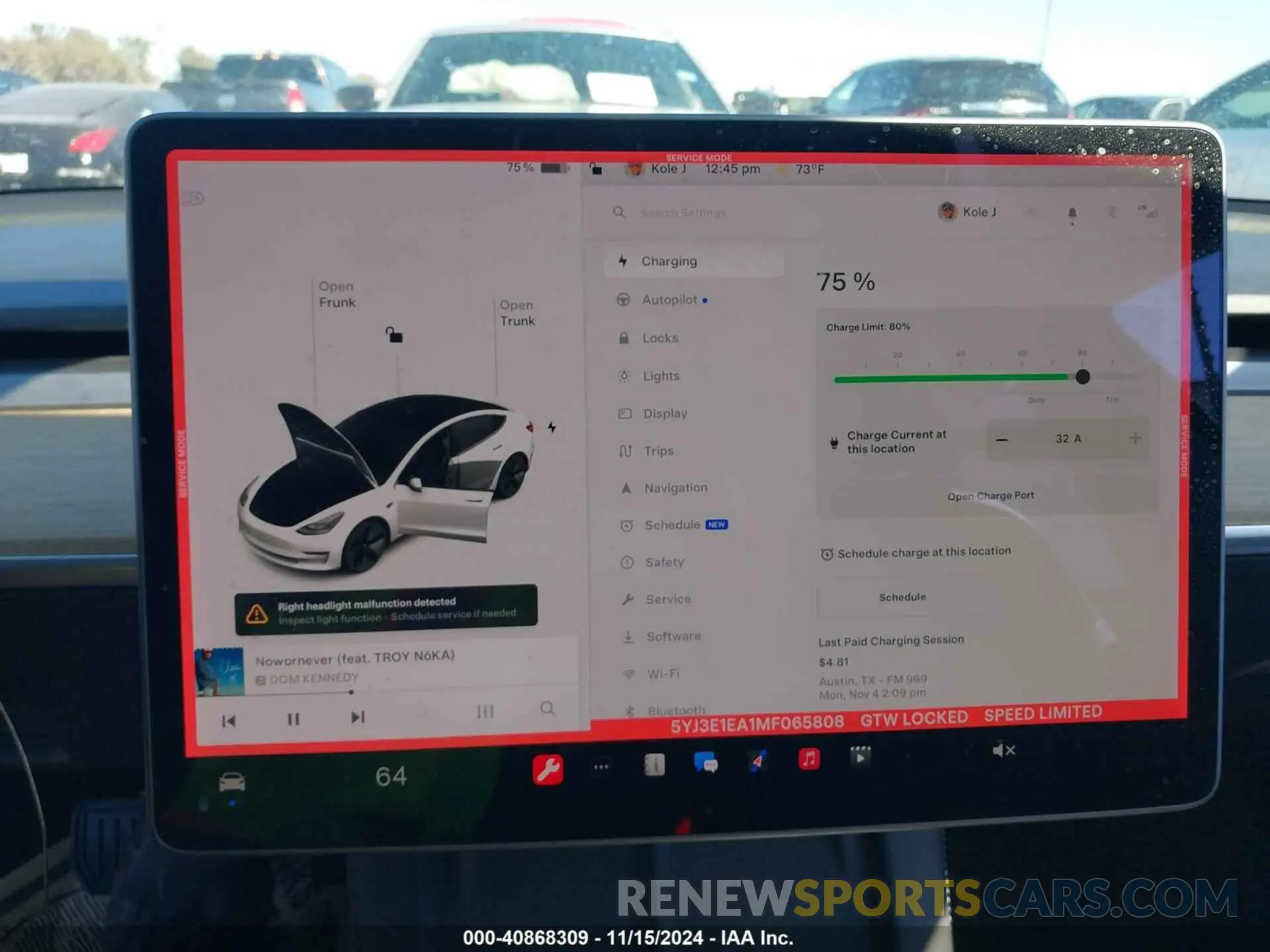 18 Photograph of a damaged car 5YJ3E1EA1MF065808 TESLA MODEL 3 2021