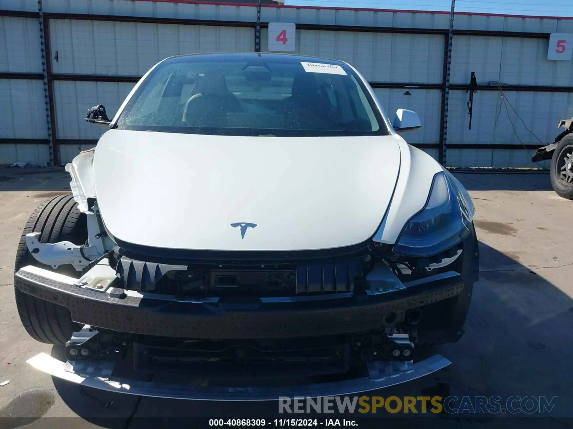 6 Photograph of a damaged car 5YJ3E1EA1MF065808 TESLA MODEL 3 2021