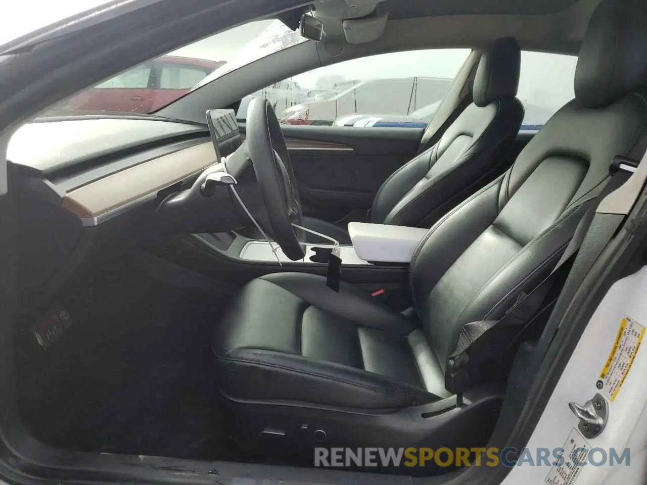 7 Photograph of a damaged car 5YJ3E1EA1MF066389 TESLA MODEL 3 2021