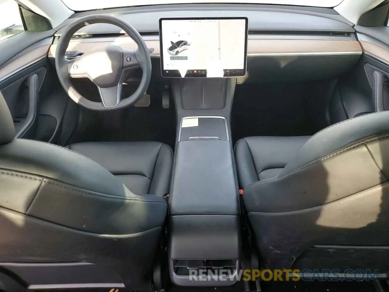 8 Photograph of a damaged car 5YJ3E1EA1MF070734 TESLA MODEL 3 2021
