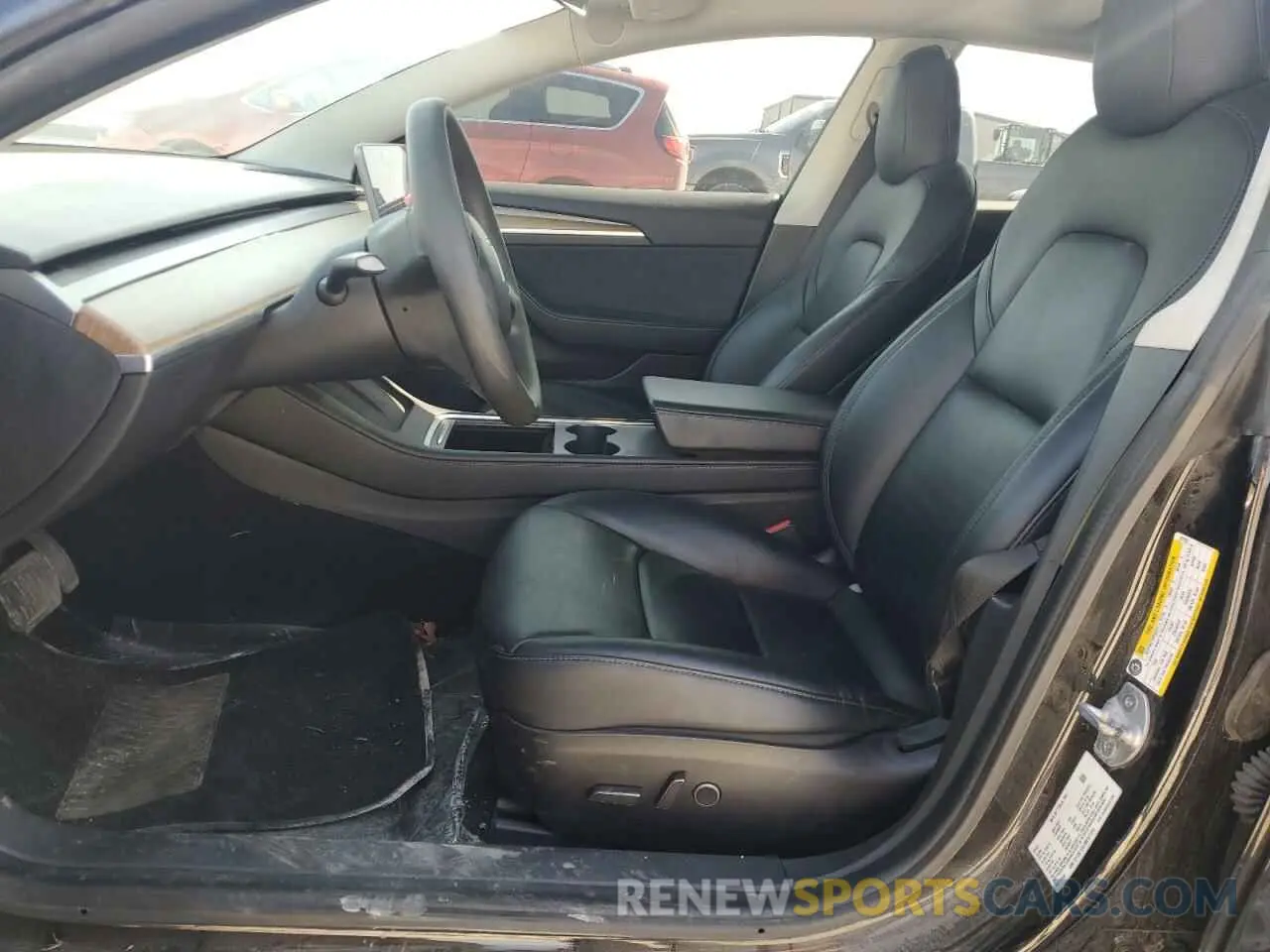 7 Photograph of a damaged car 5YJ3E1EA1MF077201 TESLA MODEL 3 2021