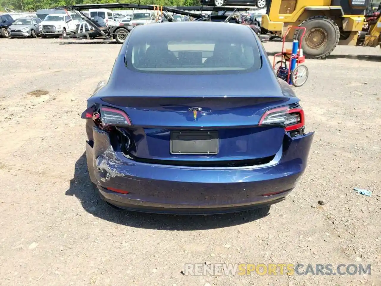 9 Photograph of a damaged car 5YJ3E1EA1MF086349 TESLA MODEL 3 2021