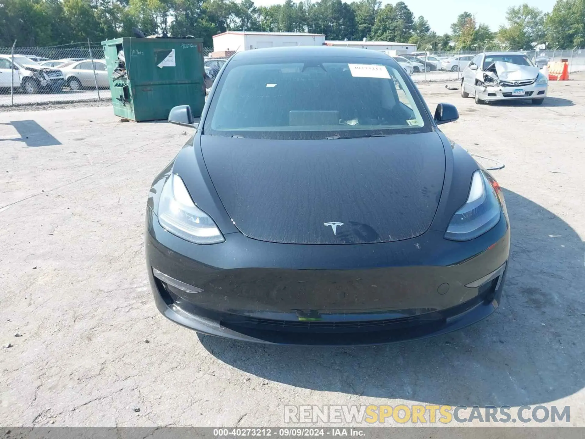 12 Photograph of a damaged car 5YJ3E1EA1MF087131 TESLA MODEL 3 2021