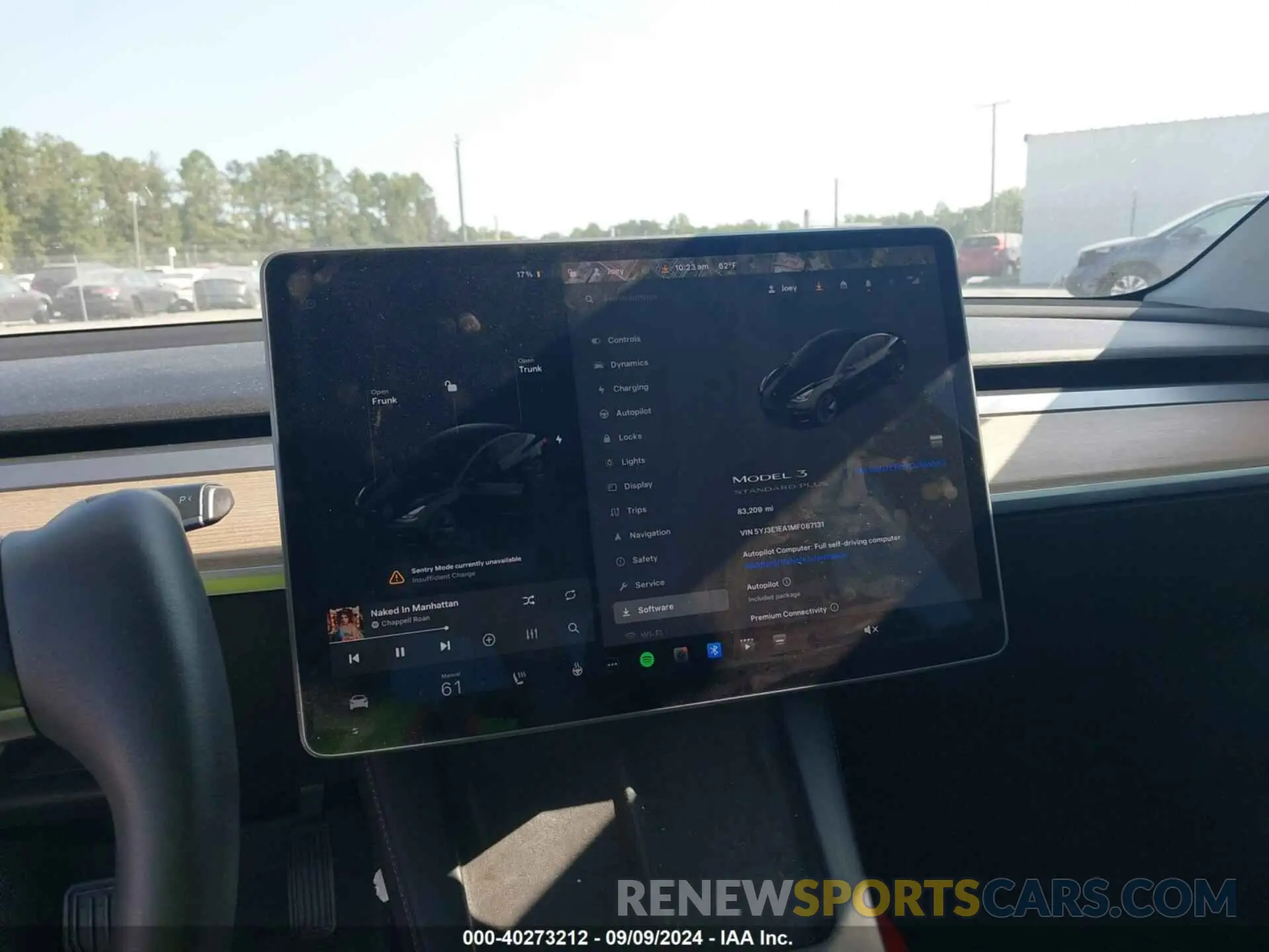 18 Photograph of a damaged car 5YJ3E1EA1MF087131 TESLA MODEL 3 2021