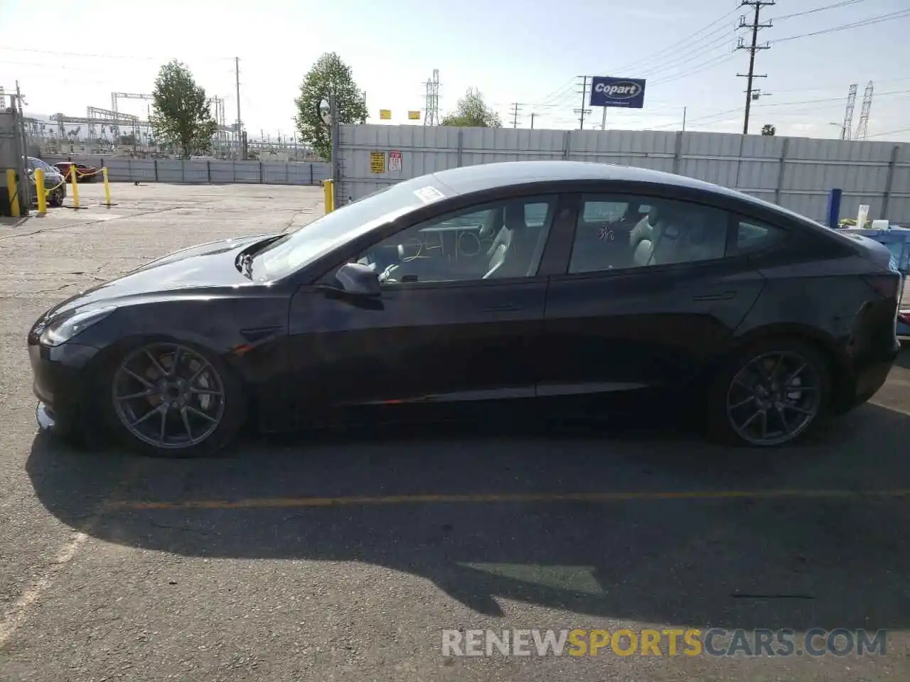 9 Photograph of a damaged car 5YJ3E1EA1MF091700 TESLA MODEL 3 2021