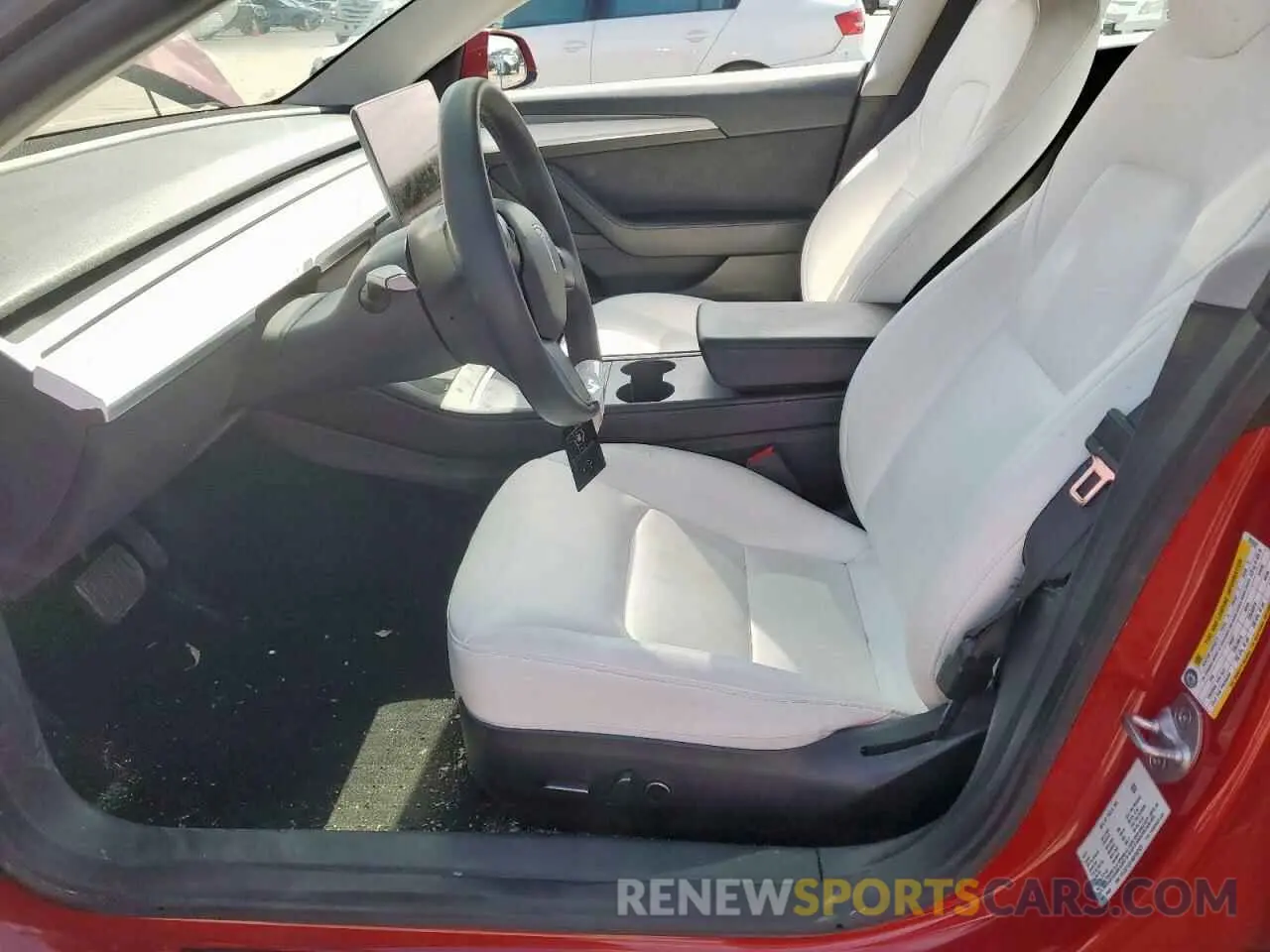 7 Photograph of a damaged car 5YJ3E1EA1MF092622 TESLA MODEL 3 2021
