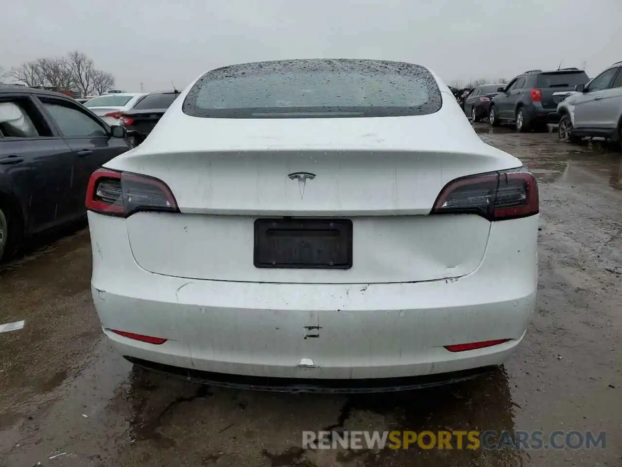 6 Photograph of a damaged car 5YJ3E1EA1MF093950 TESLA MODEL 3 2021