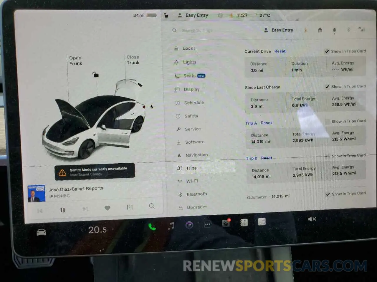 9 Photograph of a damaged car 5YJ3E1EA1MF096234 TESLA MODEL 3 2021