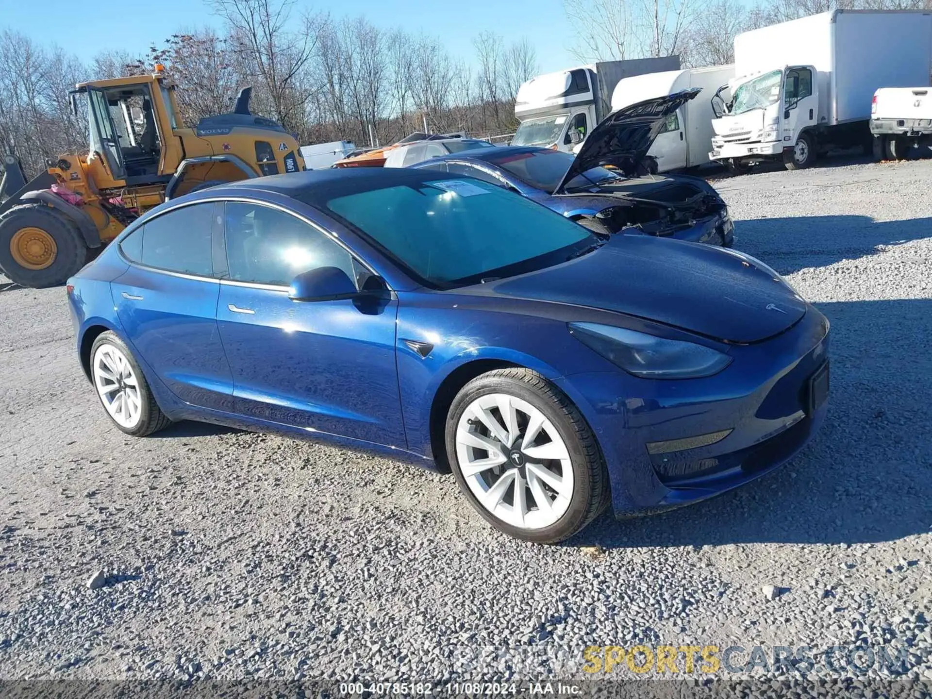 1 Photograph of a damaged car 5YJ3E1EA1MF098579 TESLA MODEL 3 2021