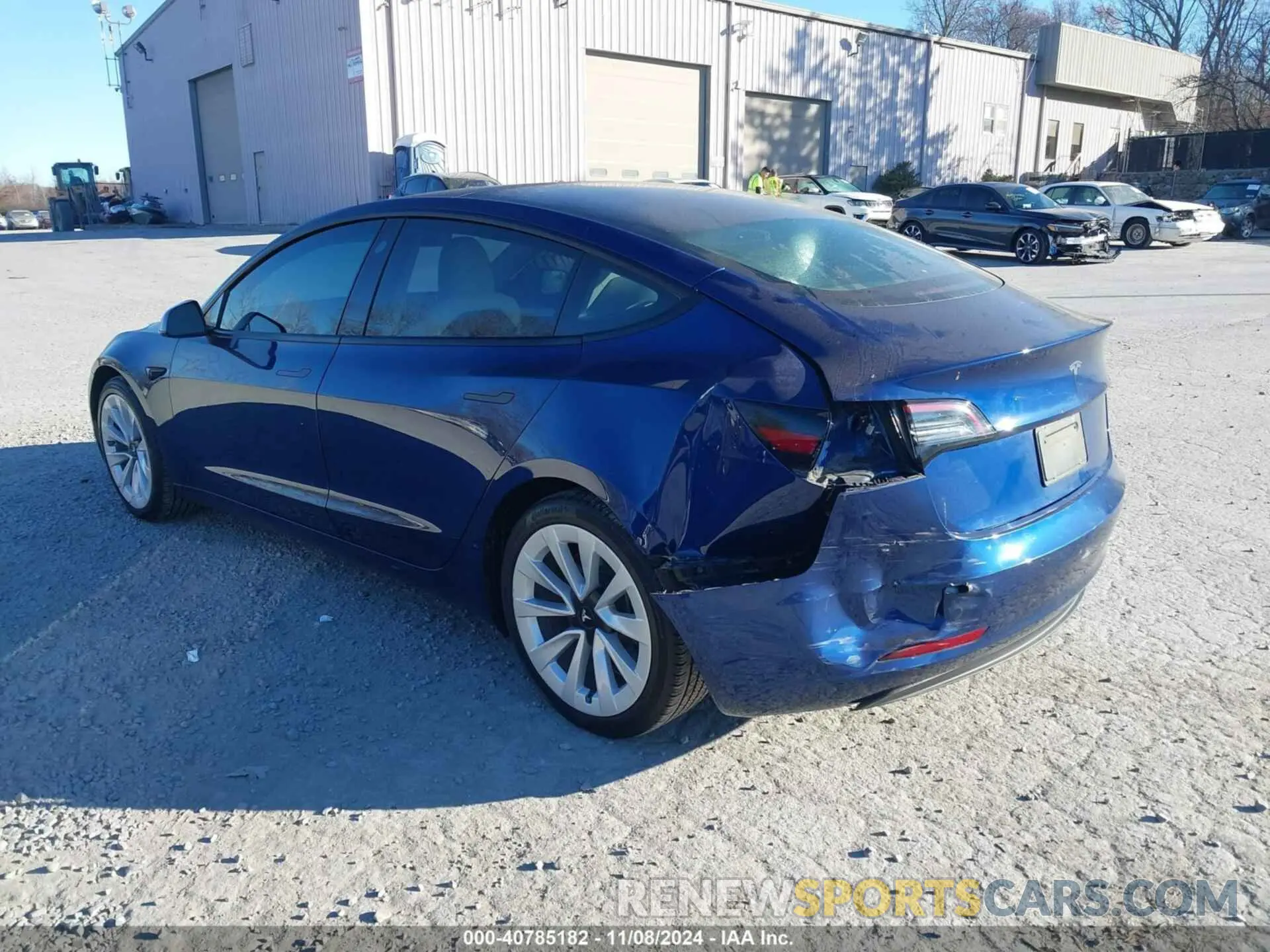3 Photograph of a damaged car 5YJ3E1EA1MF098579 TESLA MODEL 3 2021
