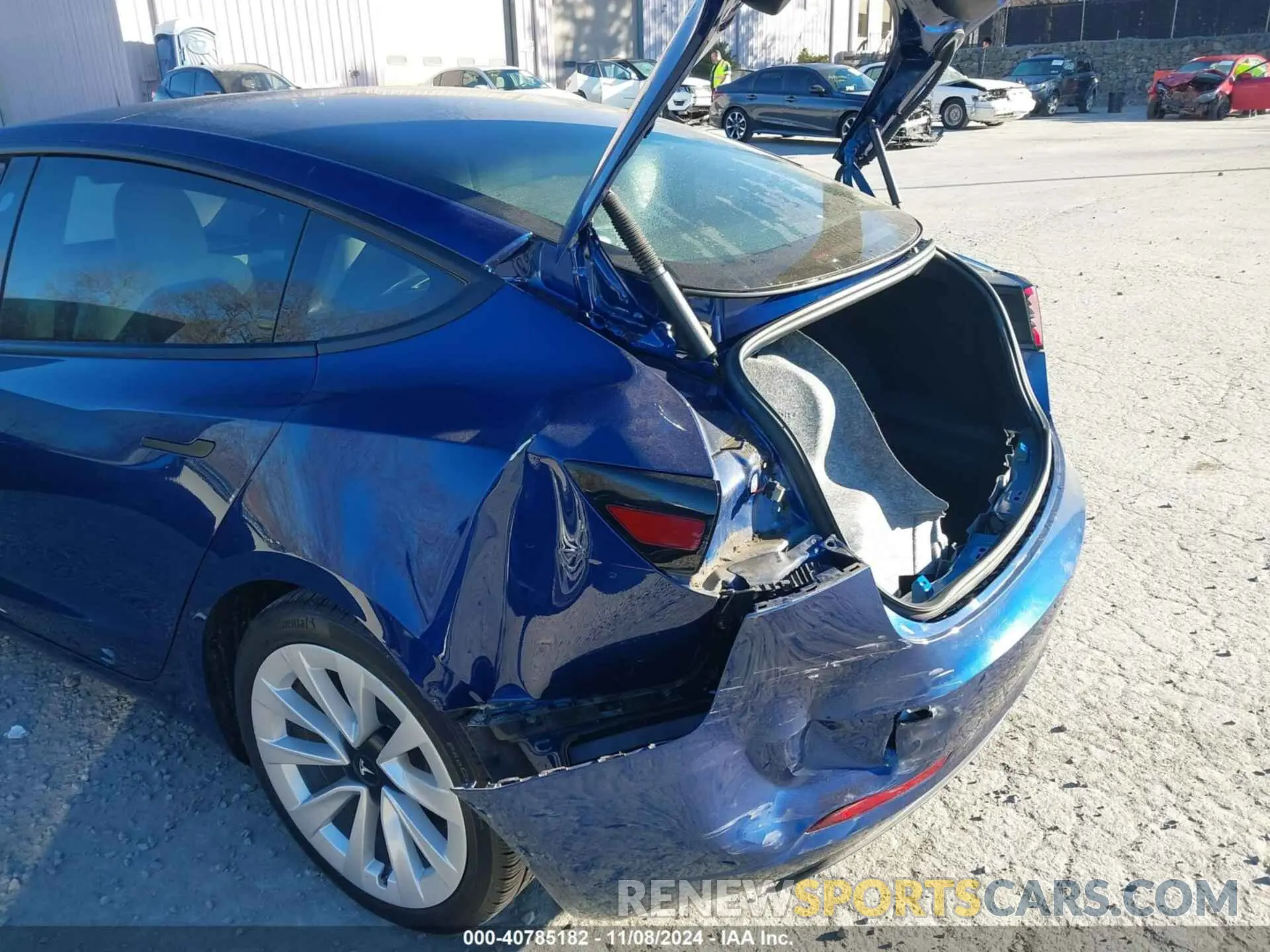 6 Photograph of a damaged car 5YJ3E1EA1MF098579 TESLA MODEL 3 2021