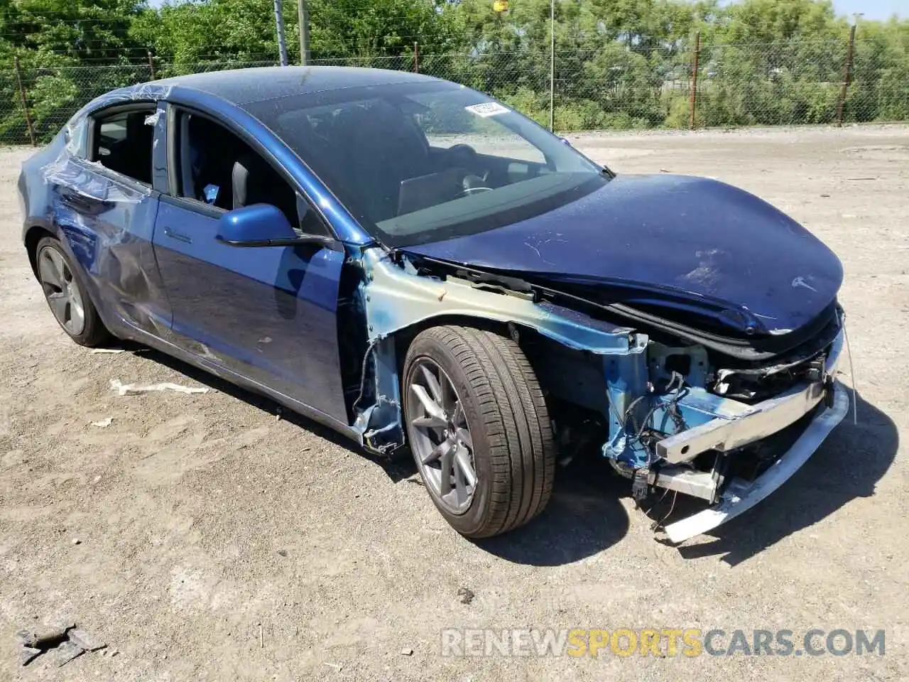 9 Photograph of a damaged car 5YJ3E1EA1MF850846 TESLA MODEL 3 2021