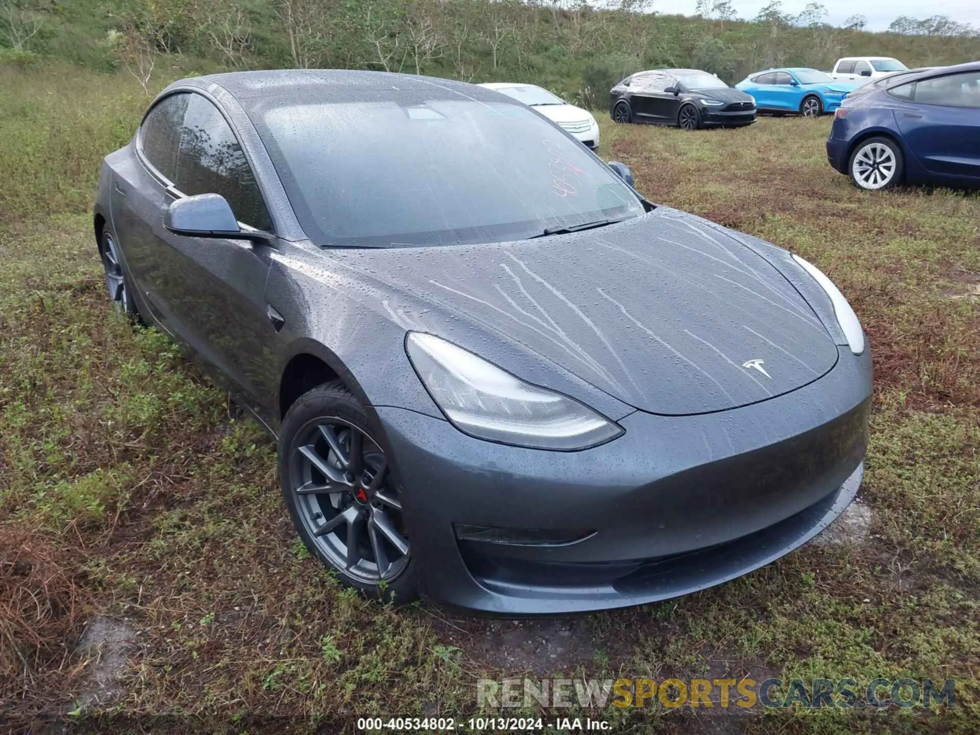 1 Photograph of a damaged car 5YJ3E1EA1MF854542 TESLA MODEL 3 2021