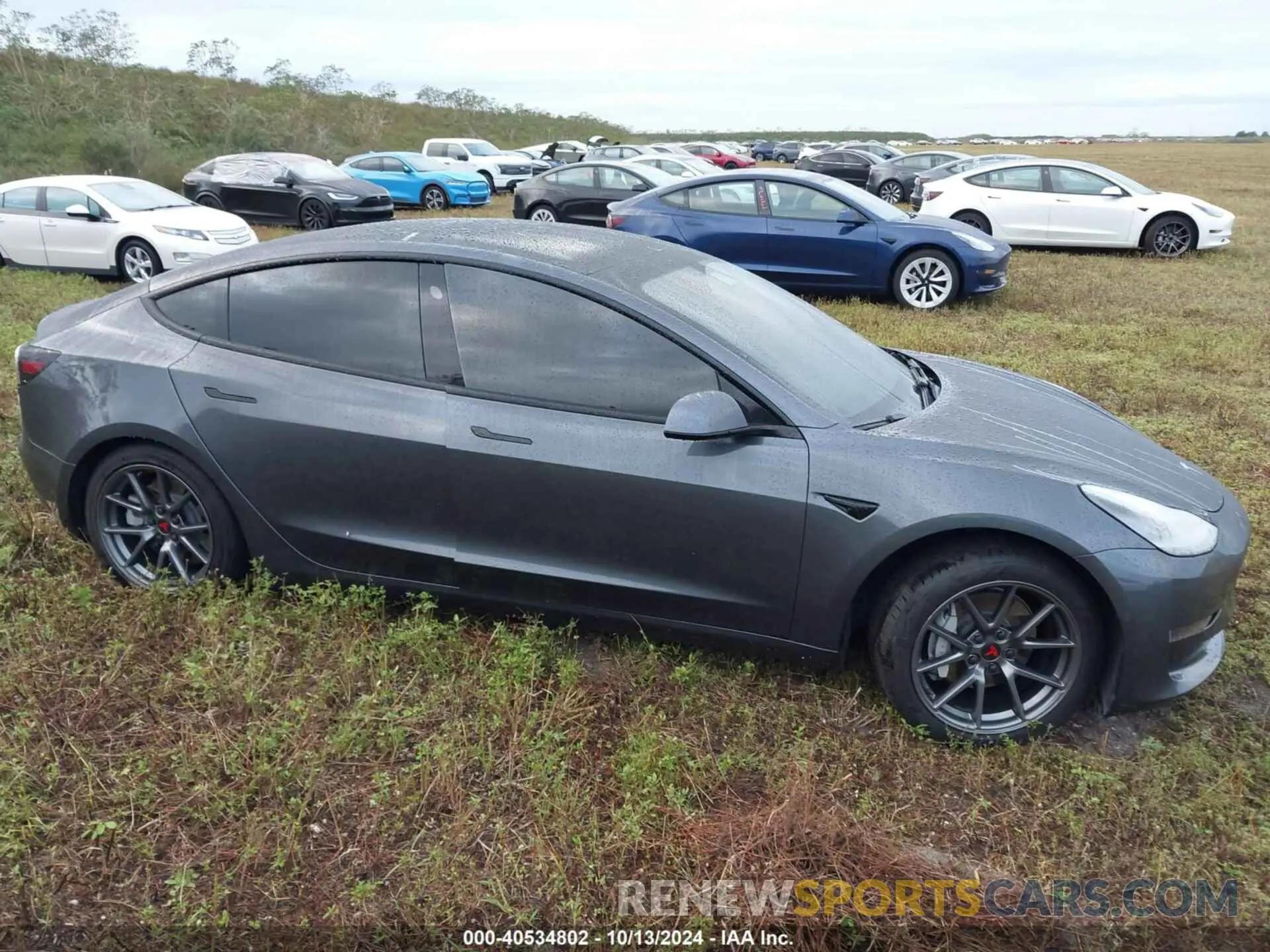 13 Photograph of a damaged car 5YJ3E1EA1MF854542 TESLA MODEL 3 2021