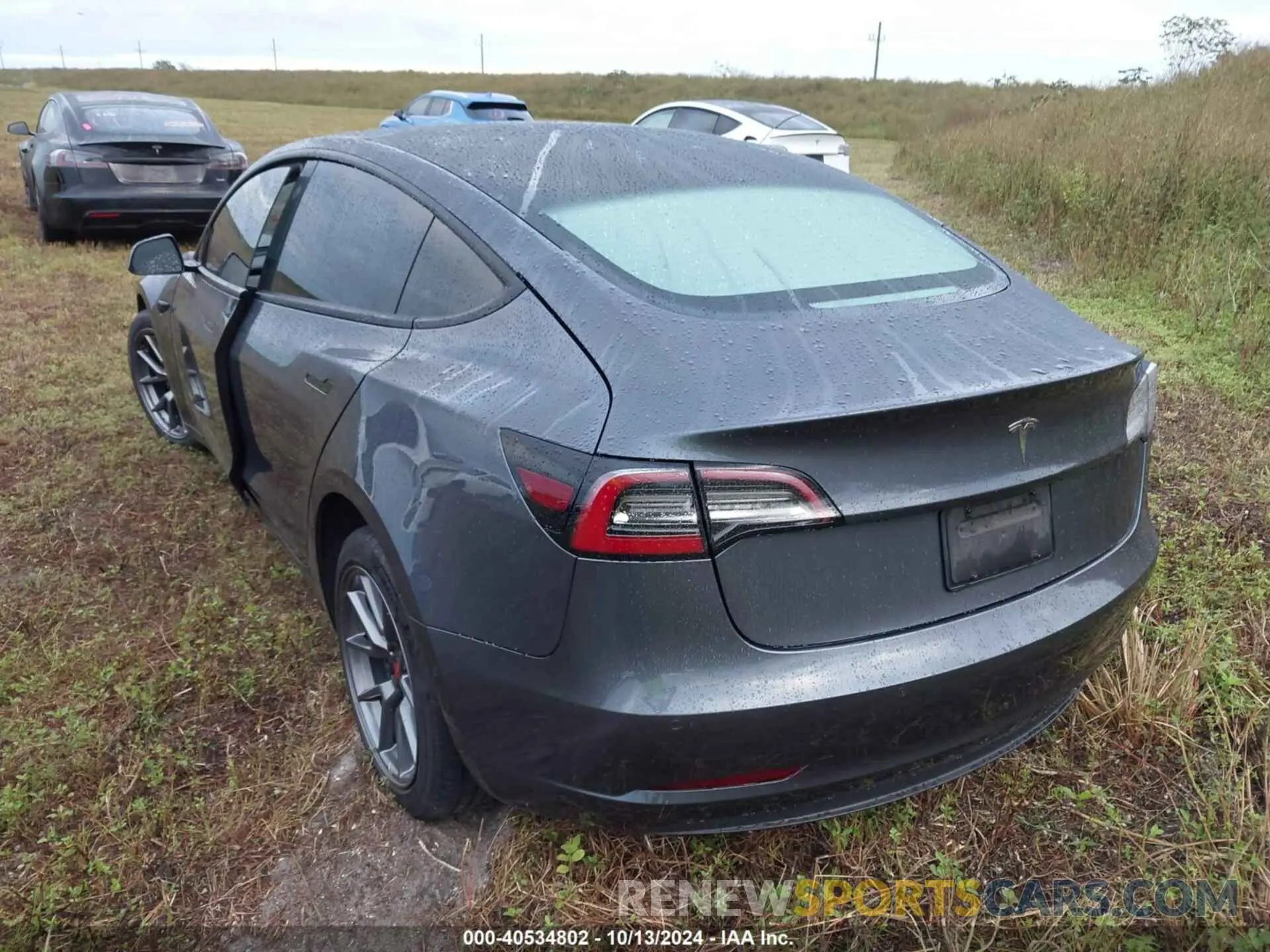 3 Photograph of a damaged car 5YJ3E1EA1MF854542 TESLA MODEL 3 2021