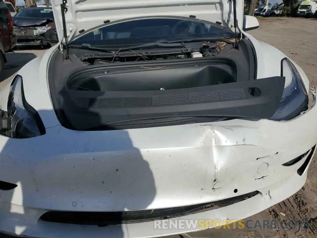 12 Photograph of a damaged car 5YJ3E1EA1MF856758 TESLA MODEL 3 2021