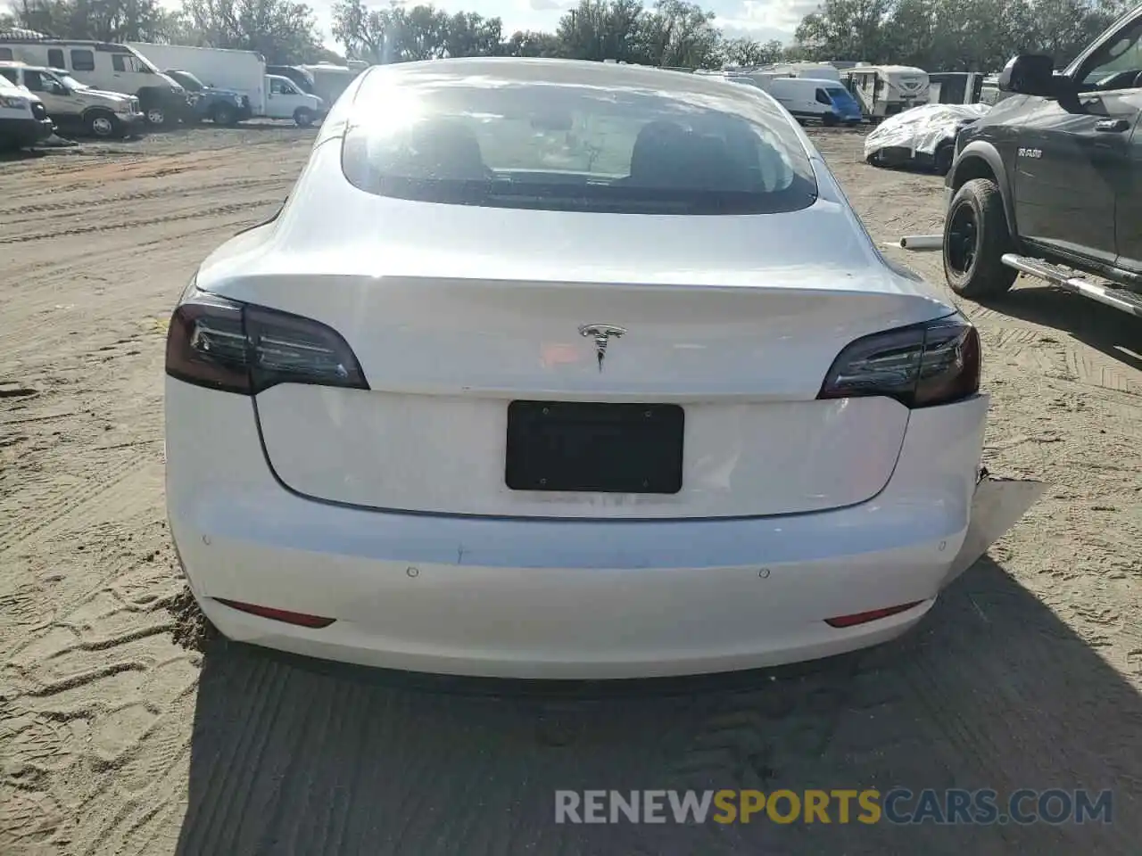 6 Photograph of a damaged car 5YJ3E1EA1MF856758 TESLA MODEL 3 2021