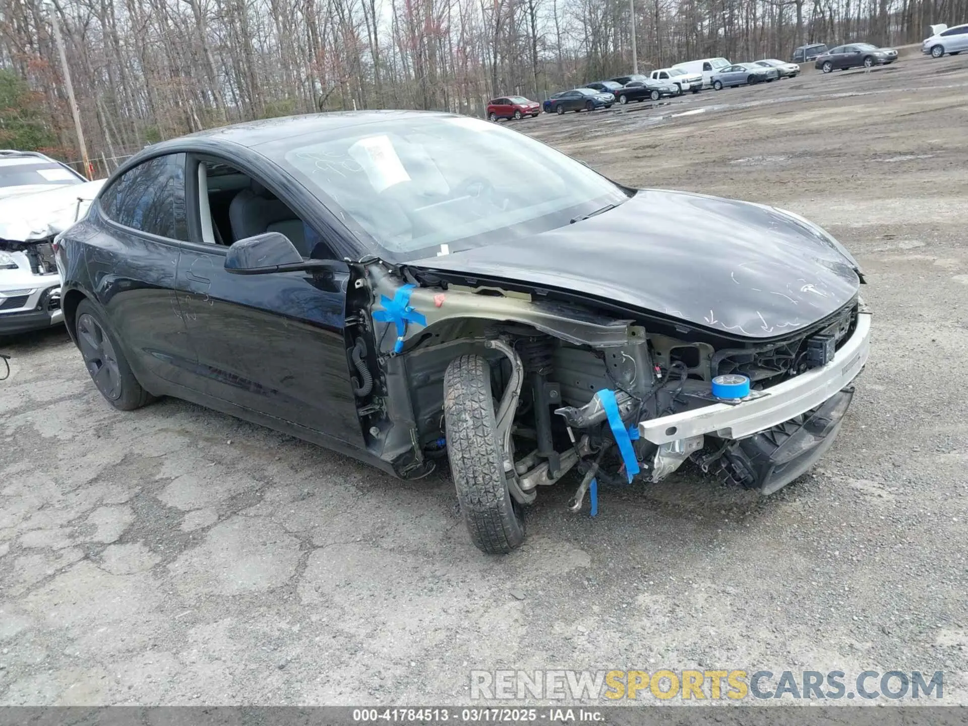 1 Photograph of a damaged car 5YJ3E1EA1MF857568 TESLA MODEL 3 2021