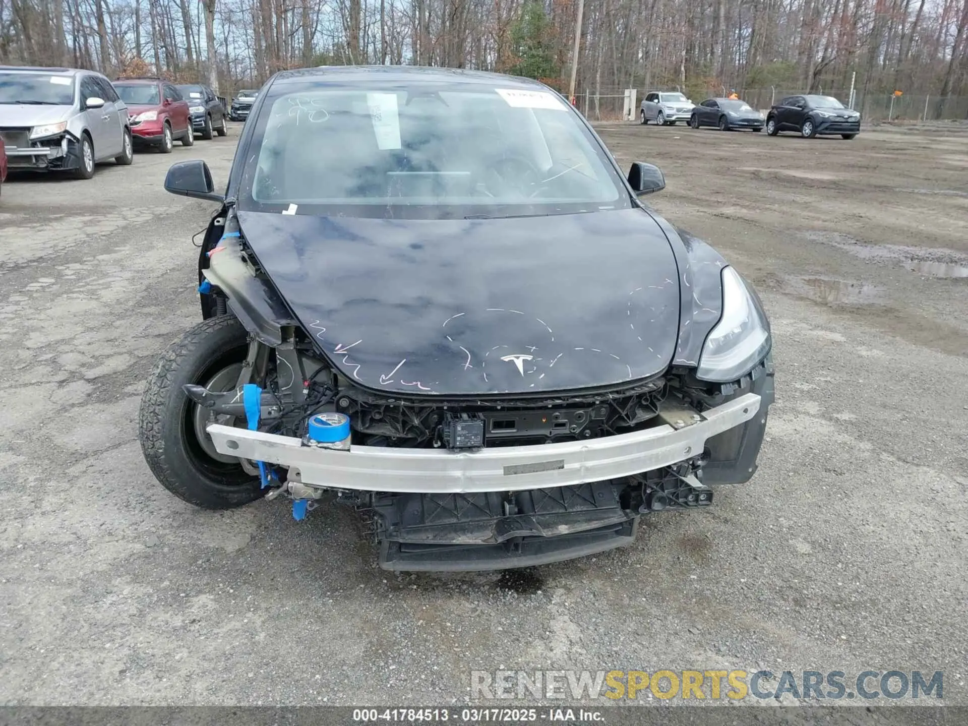 12 Photograph of a damaged car 5YJ3E1EA1MF857568 TESLA MODEL 3 2021