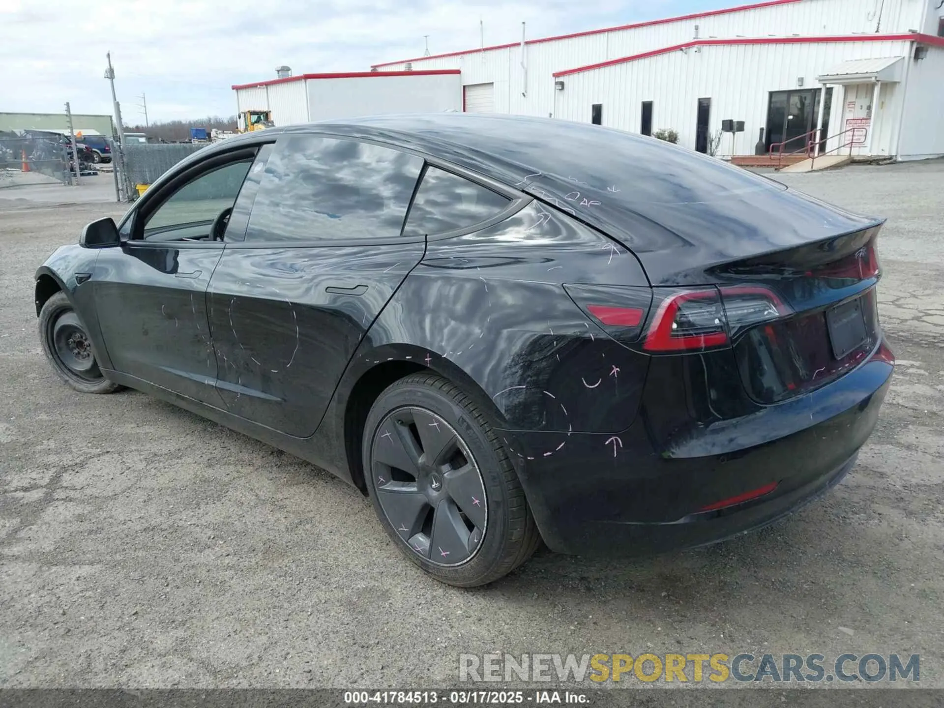 3 Photograph of a damaged car 5YJ3E1EA1MF857568 TESLA MODEL 3 2021