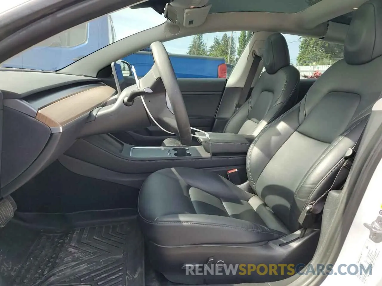 7 Photograph of a damaged car 5YJ3E1EA1MF871521 TESLA MODEL 3 2021