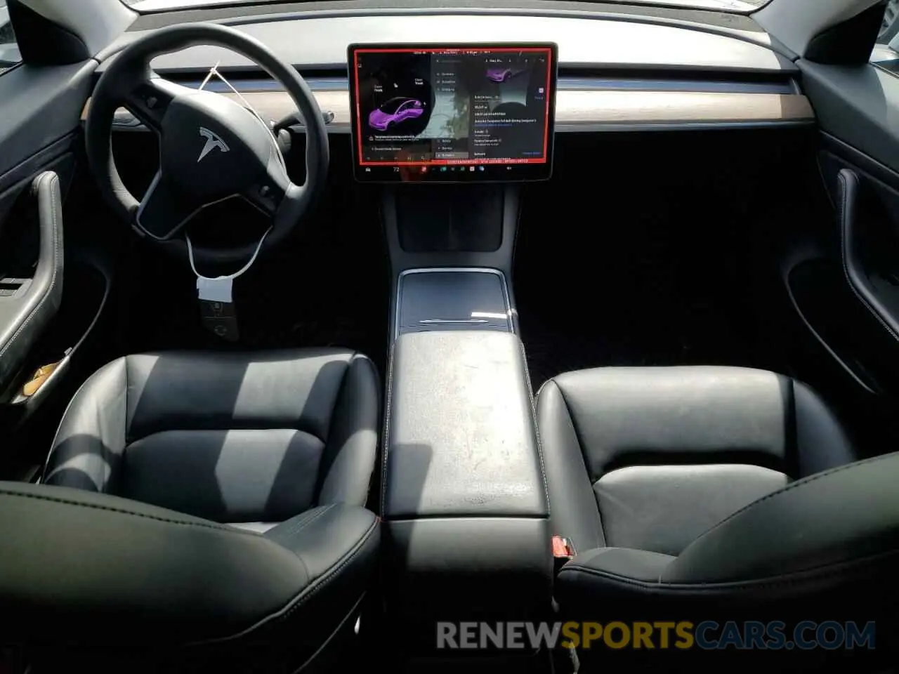 8 Photograph of a damaged car 5YJ3E1EA1MF871521 TESLA MODEL 3 2021