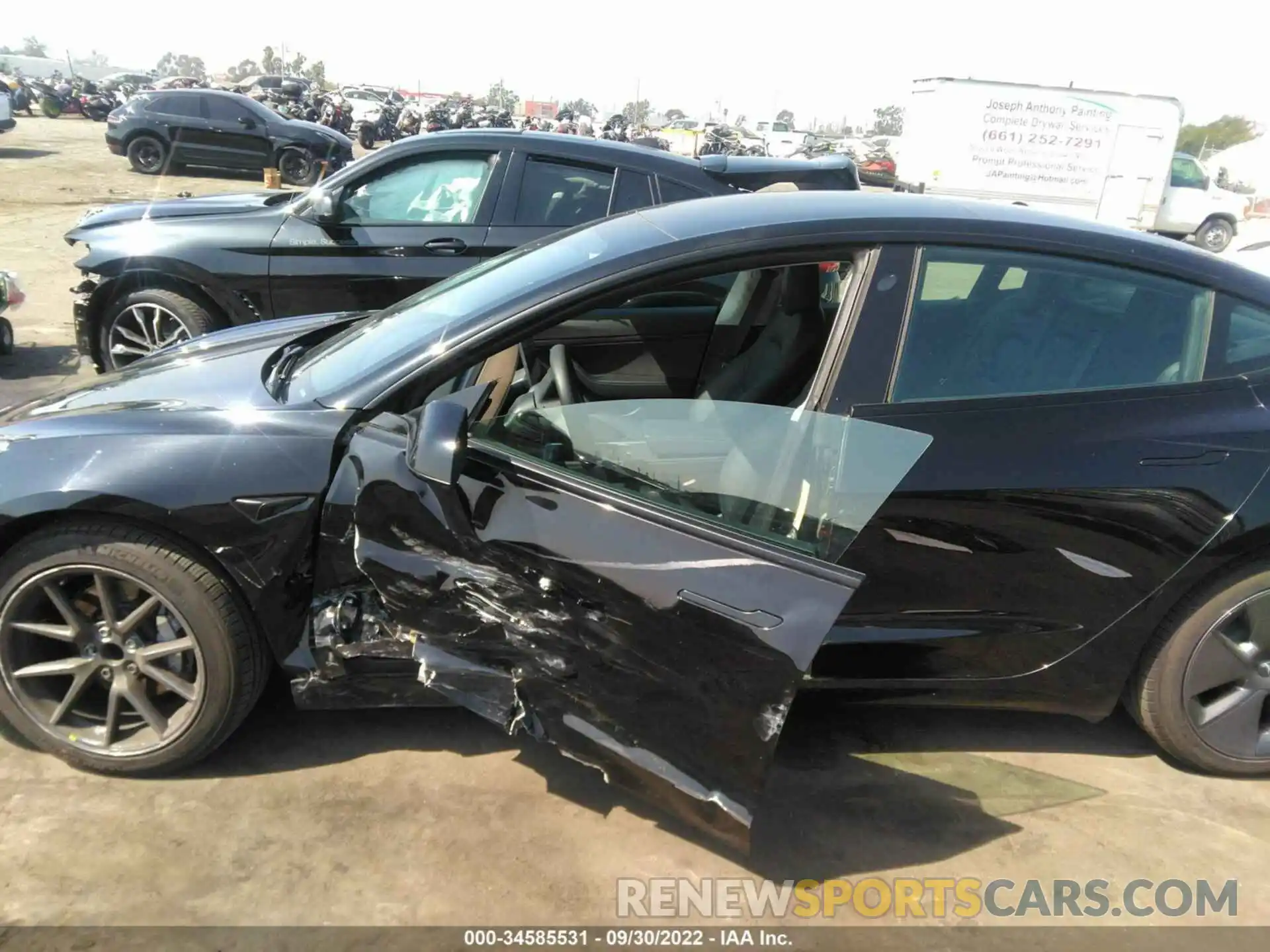 6 Photograph of a damaged car 5YJ3E1EA1MF875486 TESLA MODEL 3 2021