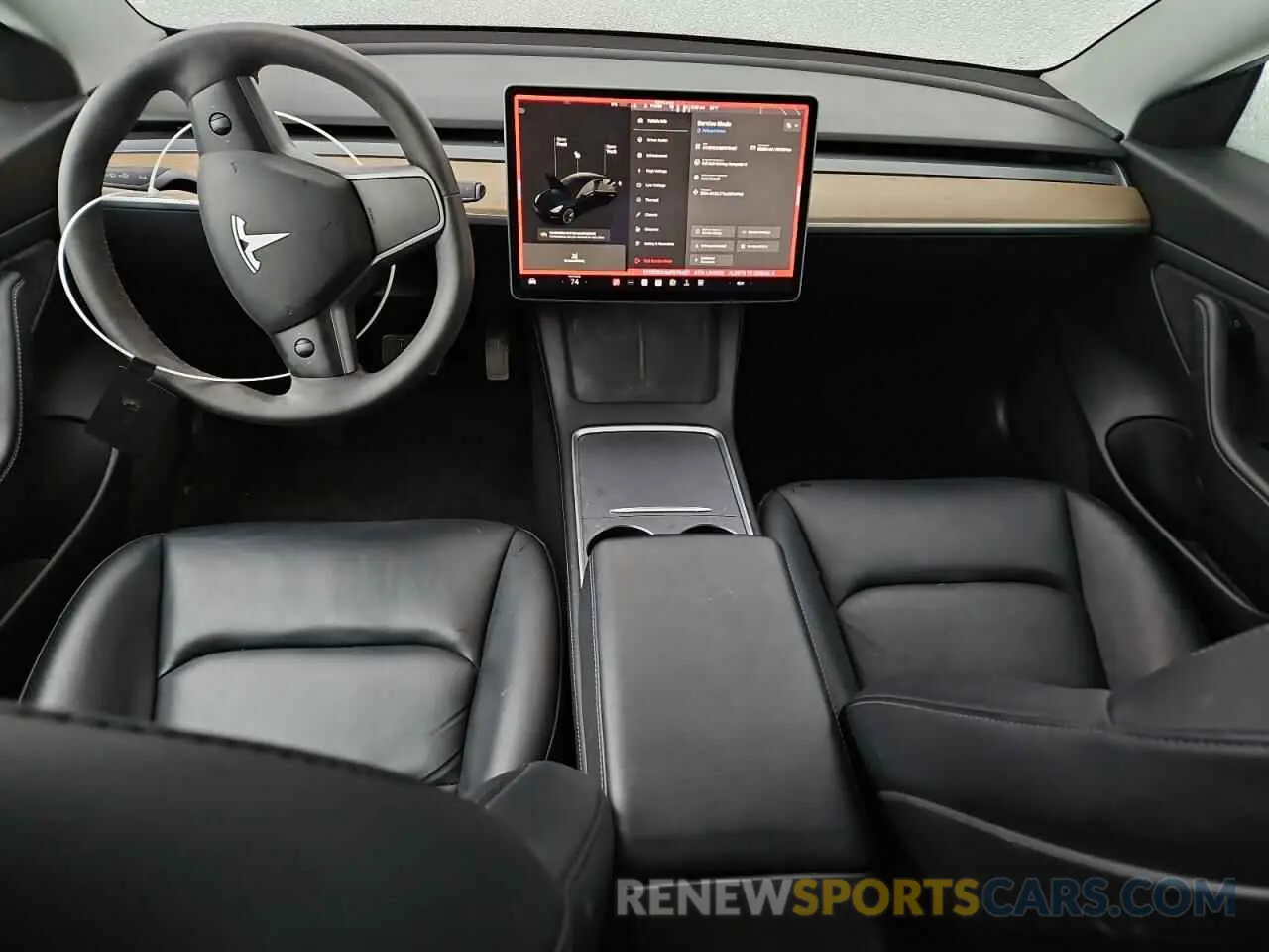 8 Photograph of a damaged car 5YJ3E1EA1MF876427 TESLA MODEL 3 2021