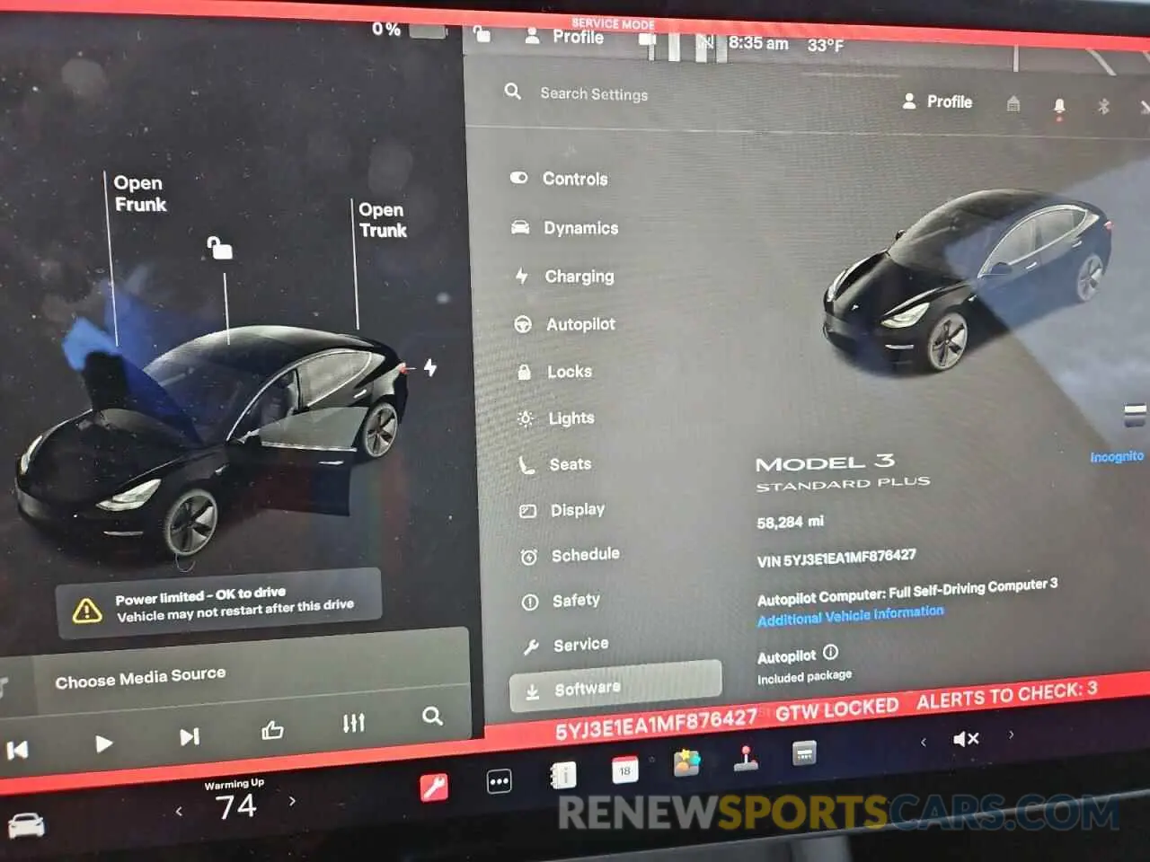 9 Photograph of a damaged car 5YJ3E1EA1MF876427 TESLA MODEL 3 2021