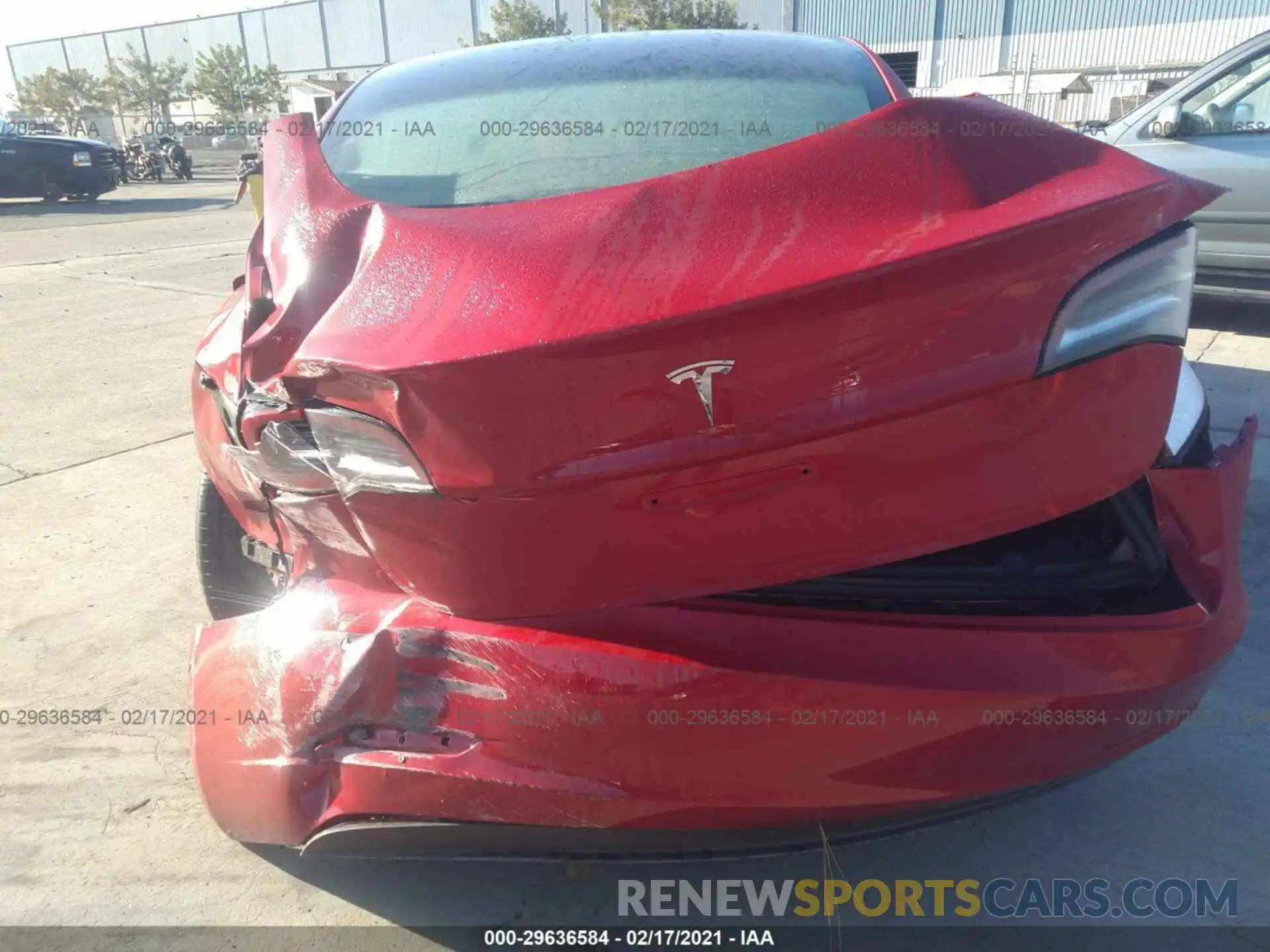 6 Photograph of a damaged car 5YJ3E1EA1MF877531 TESLA MODEL 3 2021