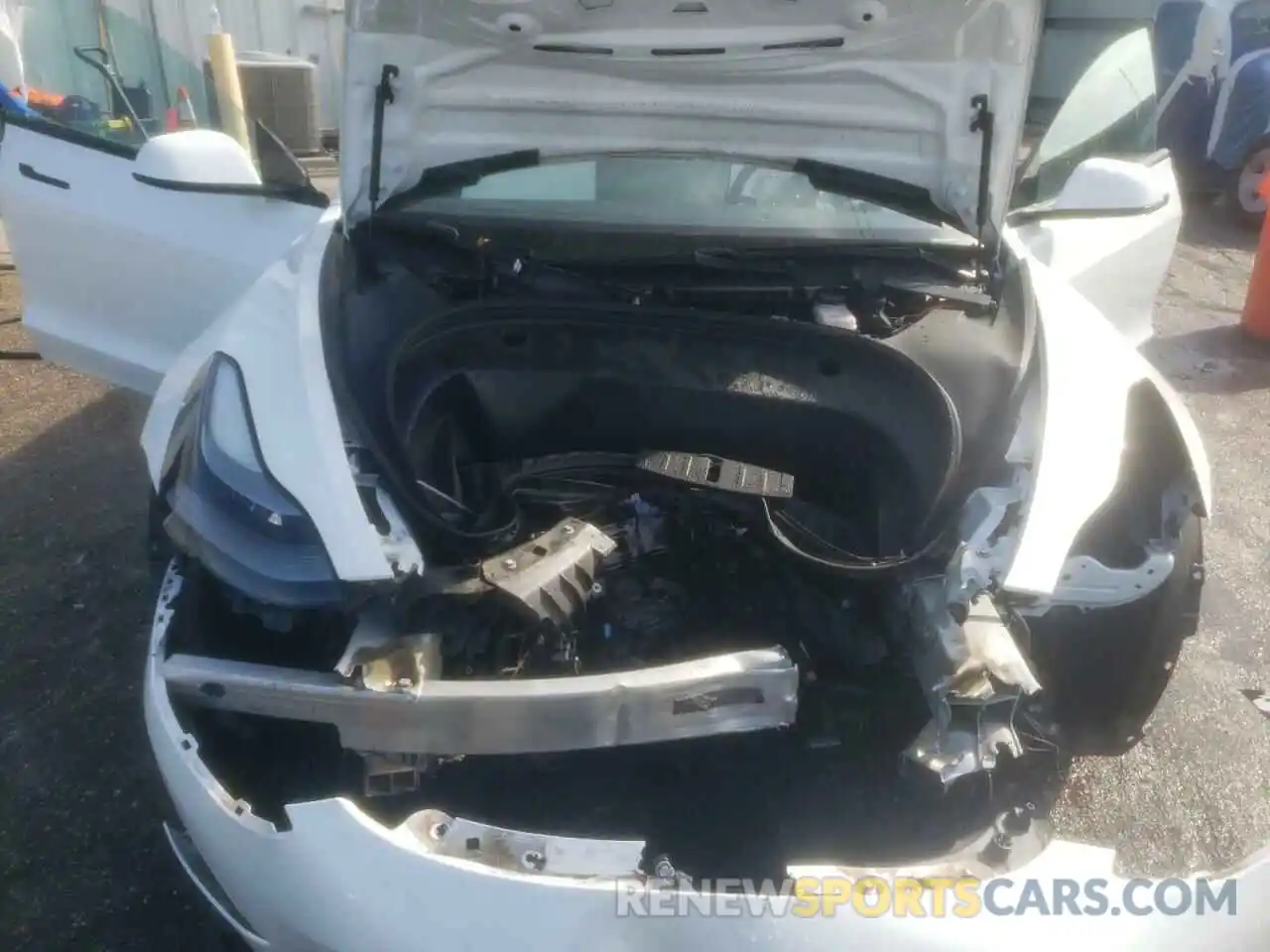 9 Photograph of a damaged car 5YJ3E1EA1MF908616 TESLA MODEL 3 2021