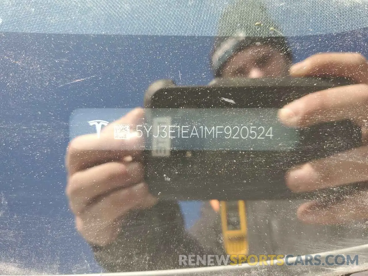 12 Photograph of a damaged car 5YJ3E1EA1MF920524 TESLA MODEL 3 2021