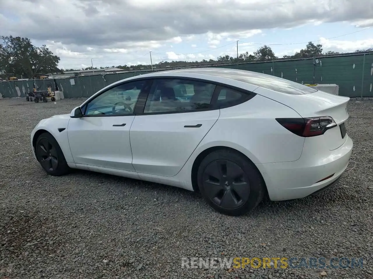 2 Photograph of a damaged car 5YJ3E1EA1MF921205 TESLA MODEL 3 2021