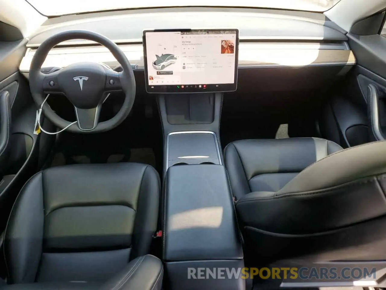 8 Photograph of a damaged car 5YJ3E1EA1MF941440 TESLA MODEL 3 2021