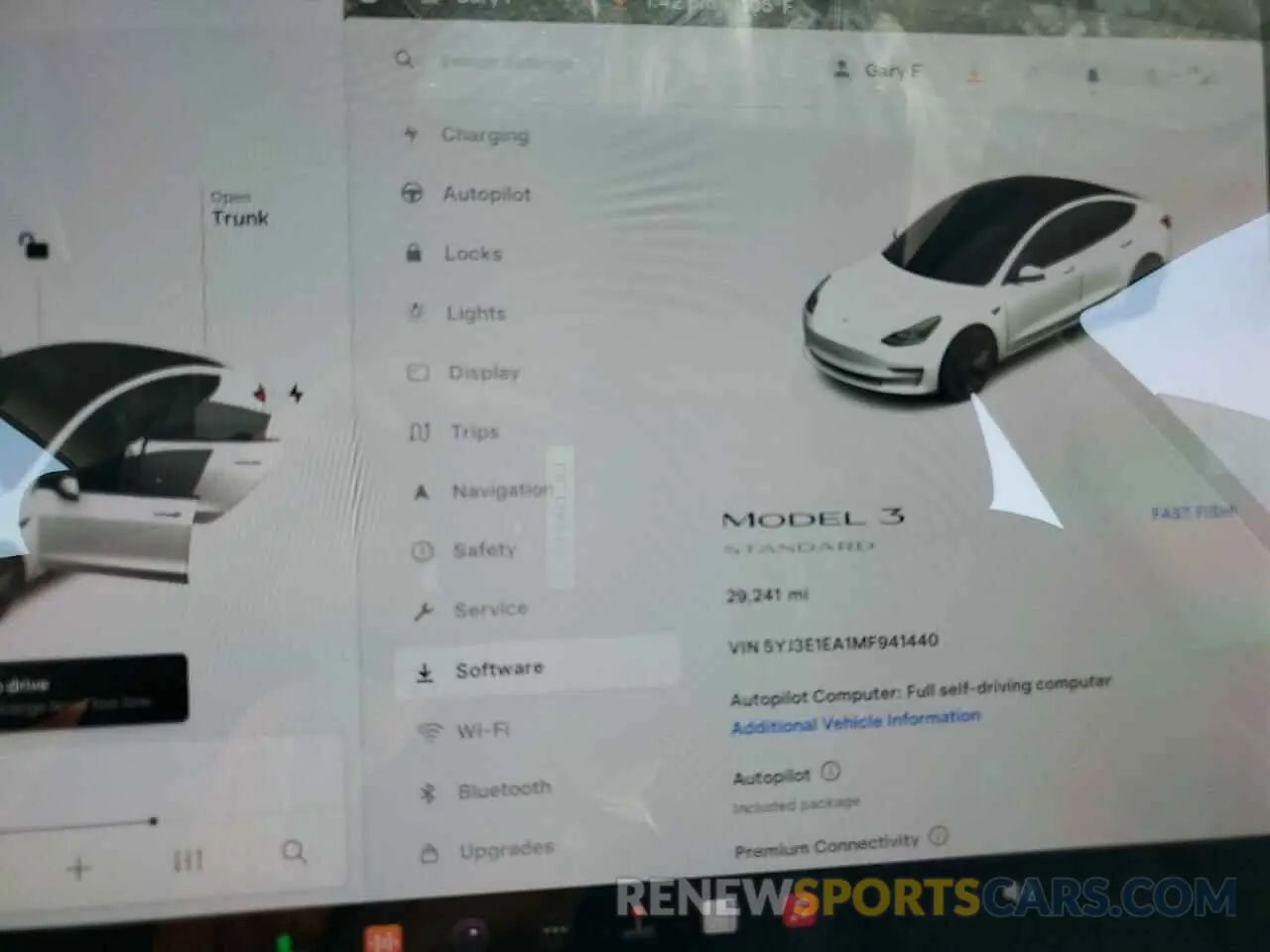 9 Photograph of a damaged car 5YJ3E1EA1MF941440 TESLA MODEL 3 2021