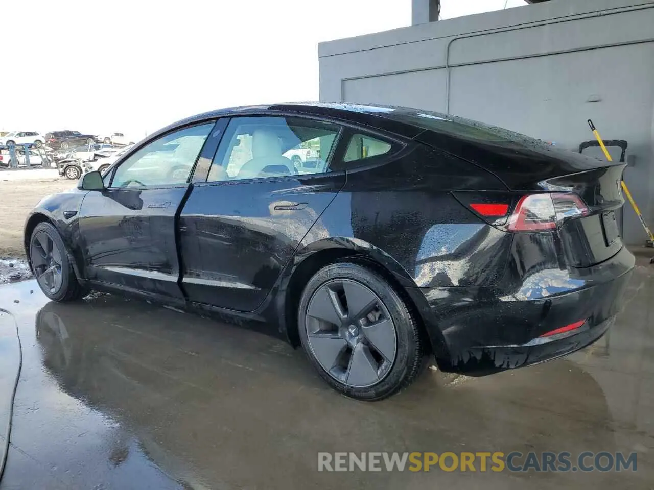 2 Photograph of a damaged car 5YJ3E1EA1MF963602 TESLA MODEL 3 2021