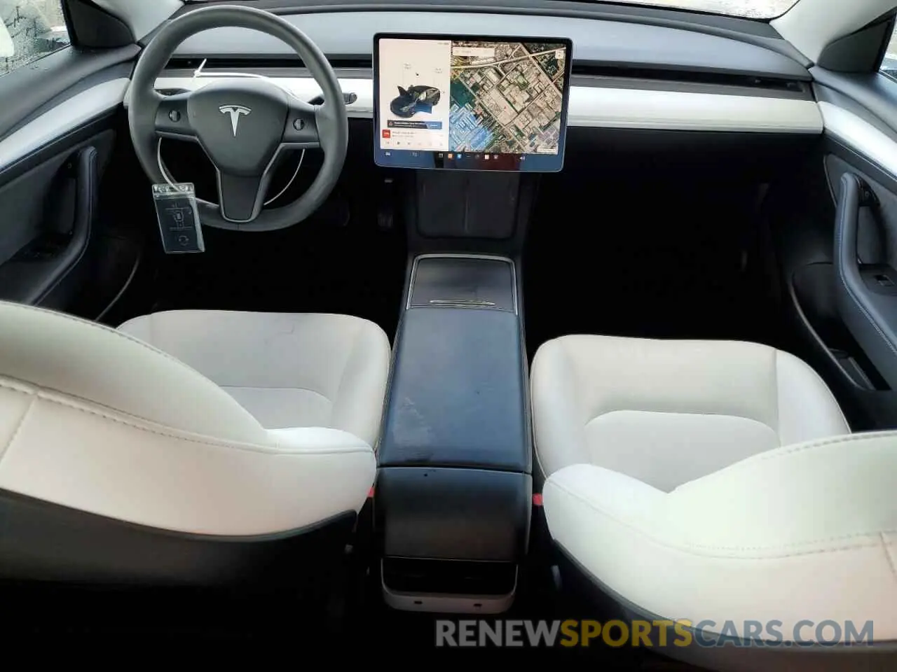 8 Photograph of a damaged car 5YJ3E1EA1MF963602 TESLA MODEL 3 2021