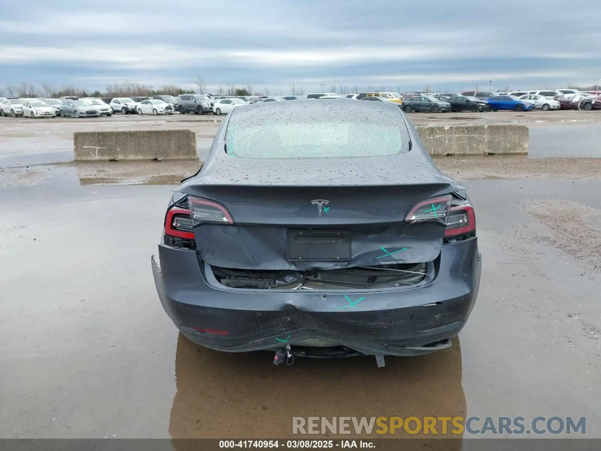 6 Photograph of a damaged car 5YJ3E1EA1MF976740 TESLA MODEL 3 2021