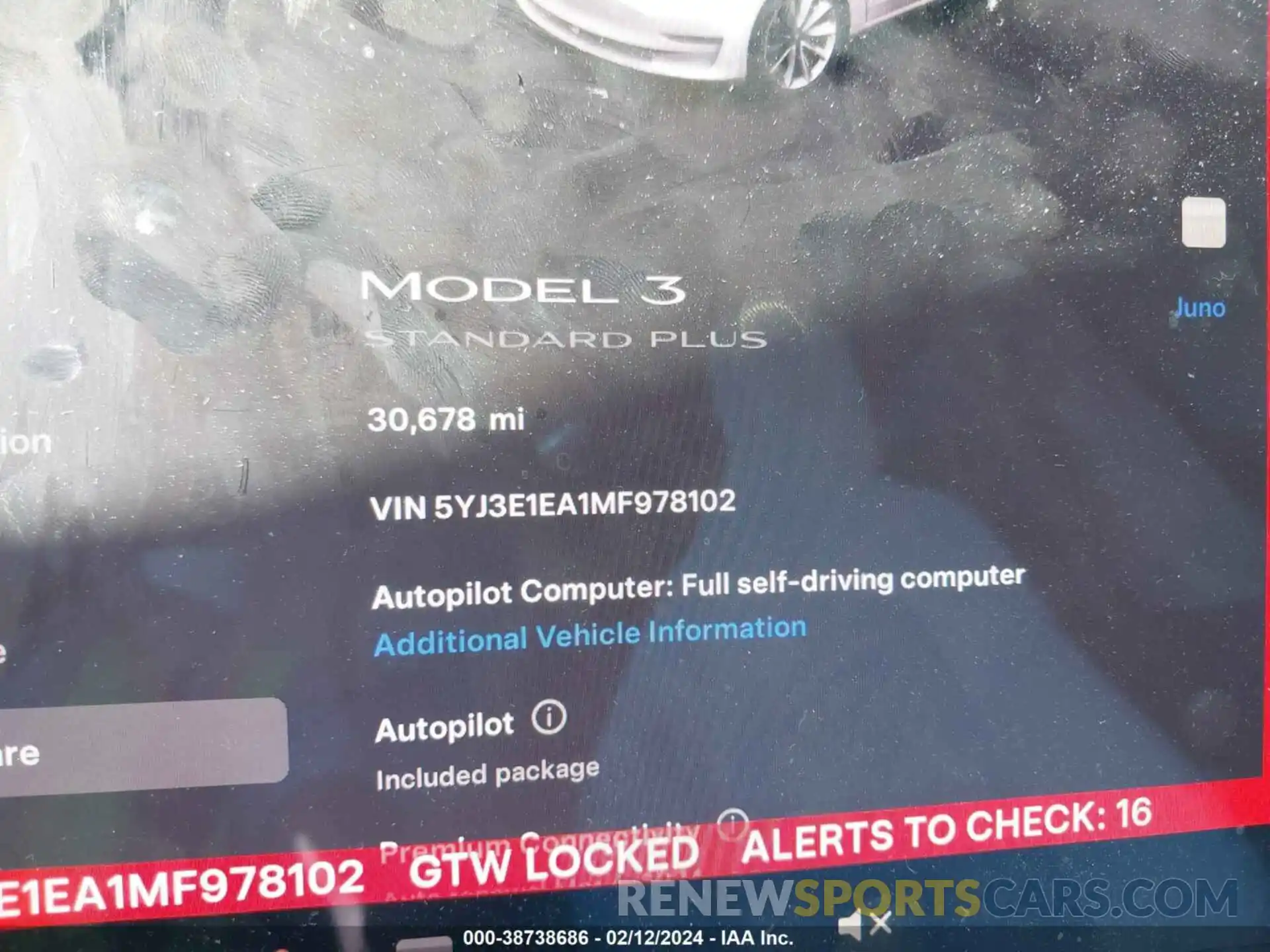 7 Photograph of a damaged car 5YJ3E1EA1MF978102 TESLA MODEL 3 2021