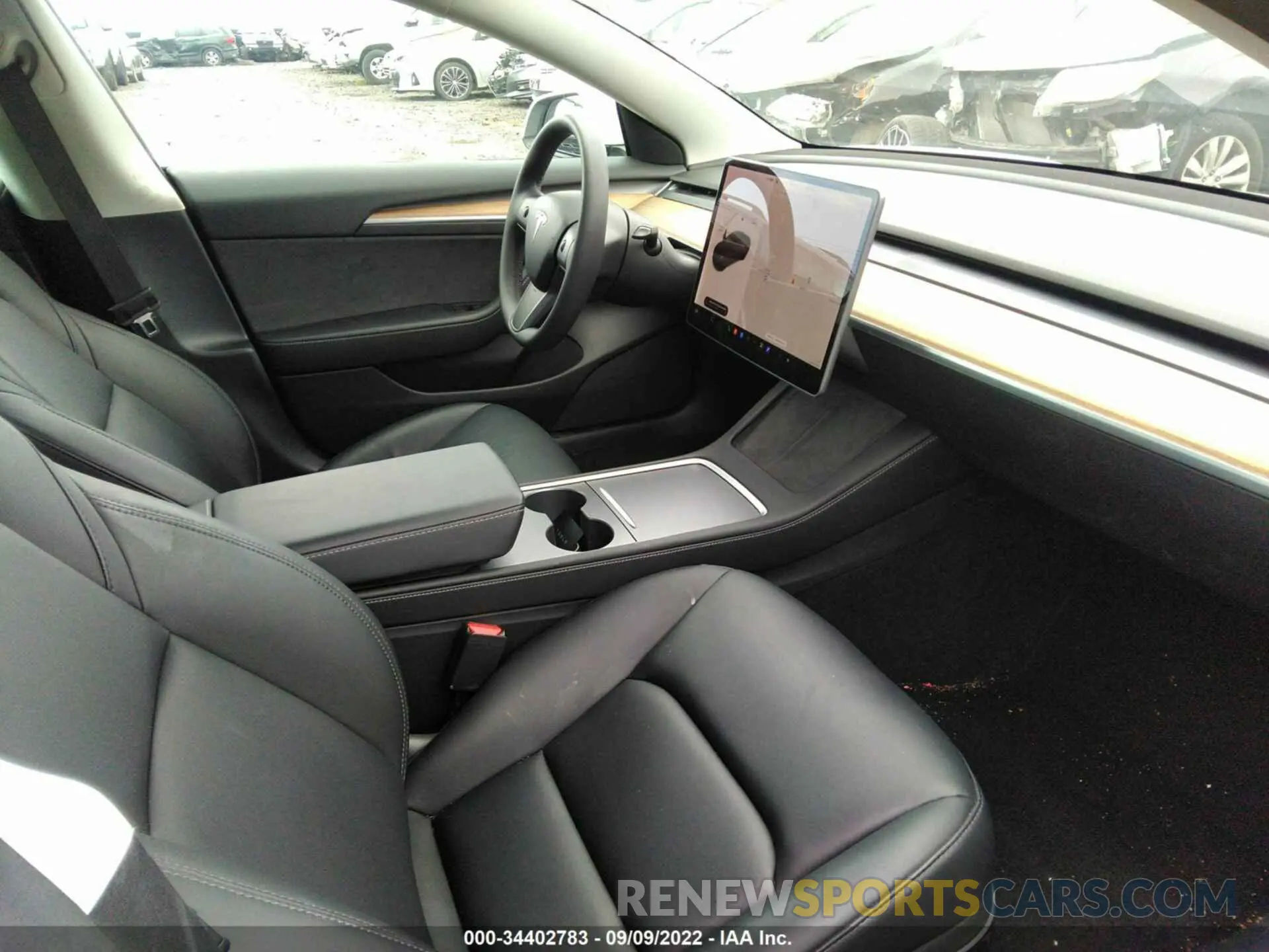 5 Photograph of a damaged car 5YJ3E1EA1MF982196 TESLA MODEL 3 2021