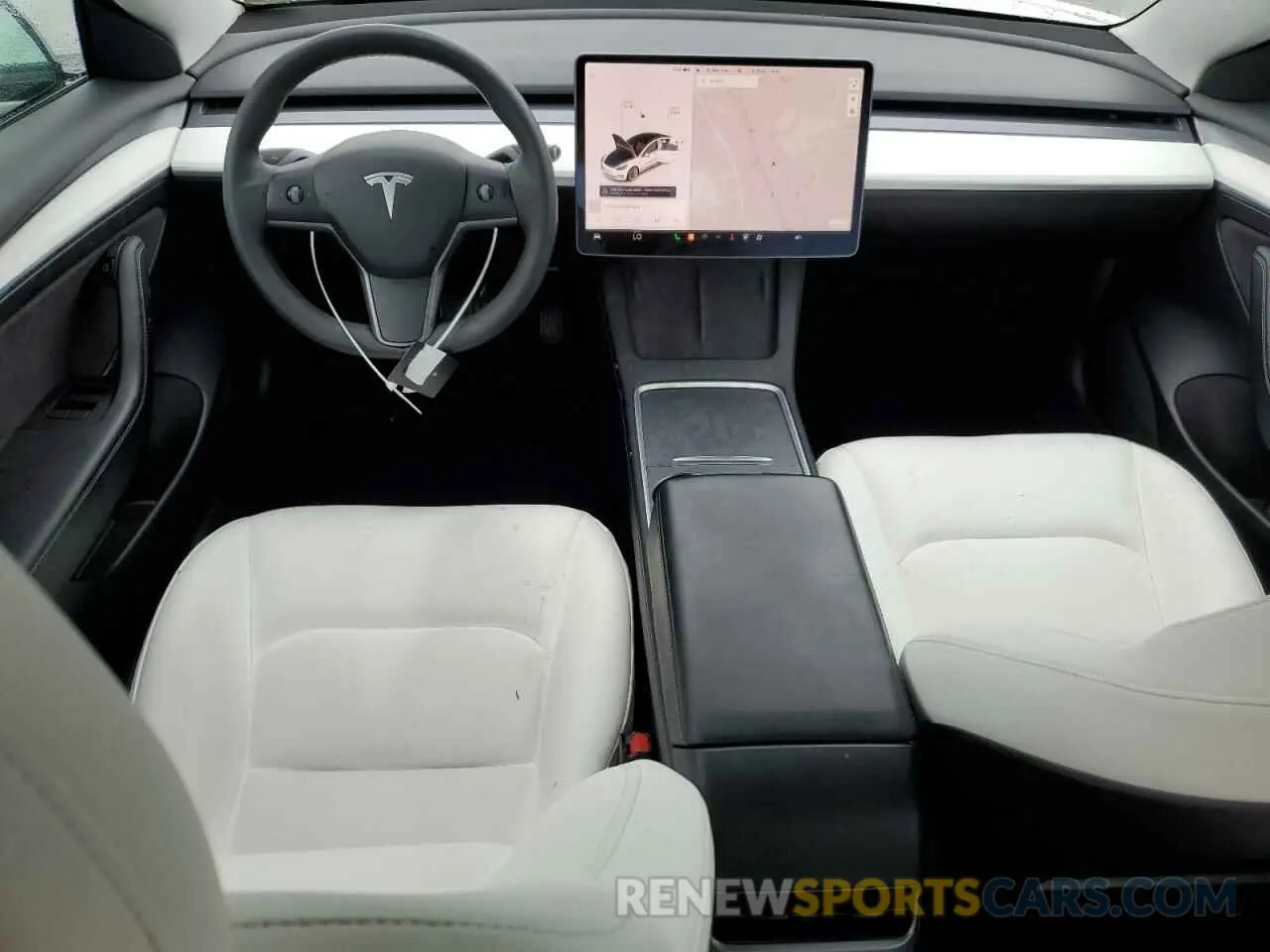 8 Photograph of a damaged car 5YJ3E1EA1MF987723 TESLA MODEL 3 2021