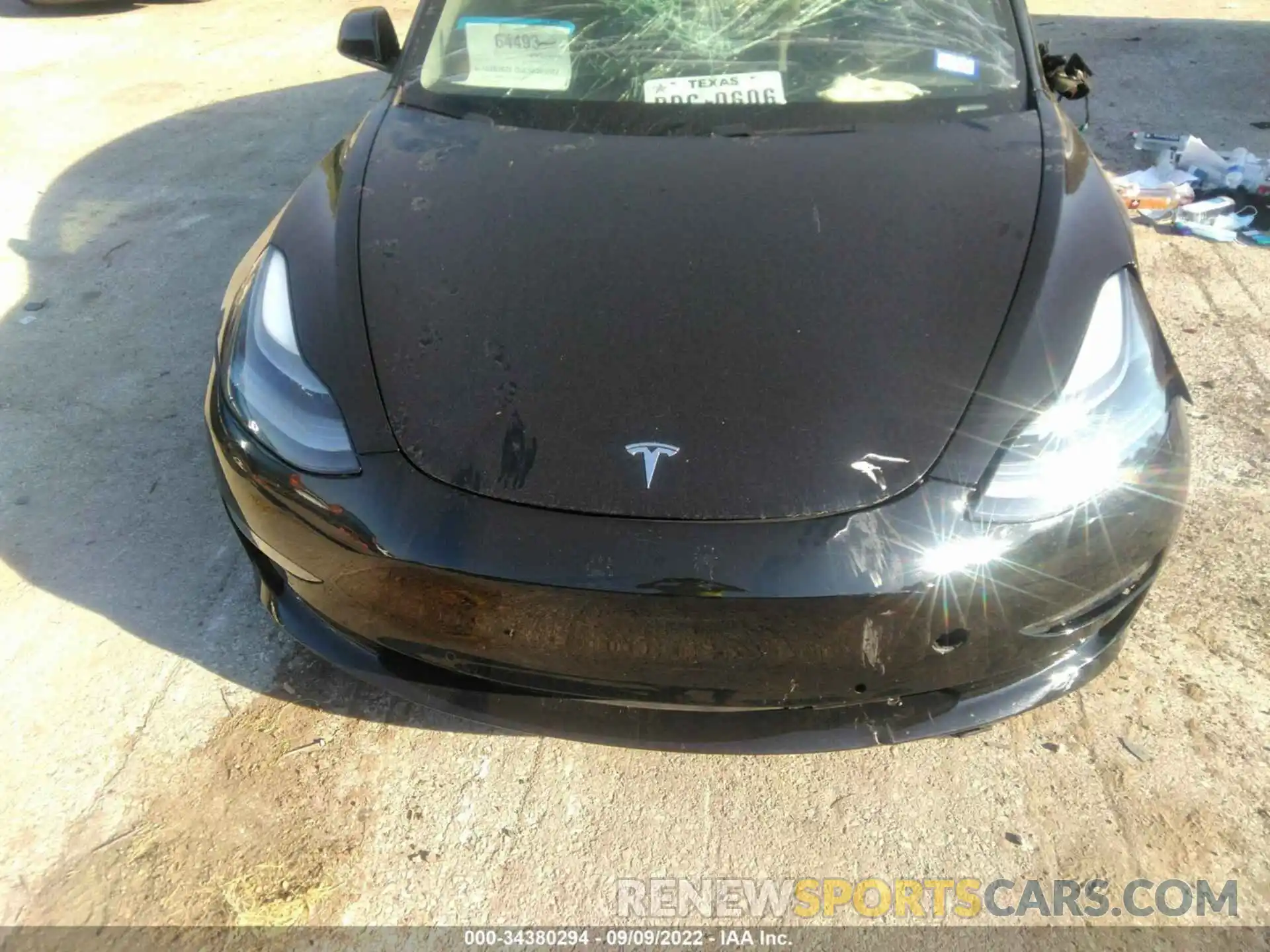 10 Photograph of a damaged car 5YJ3E1EA1MF991397 TESLA MODEL 3 2021