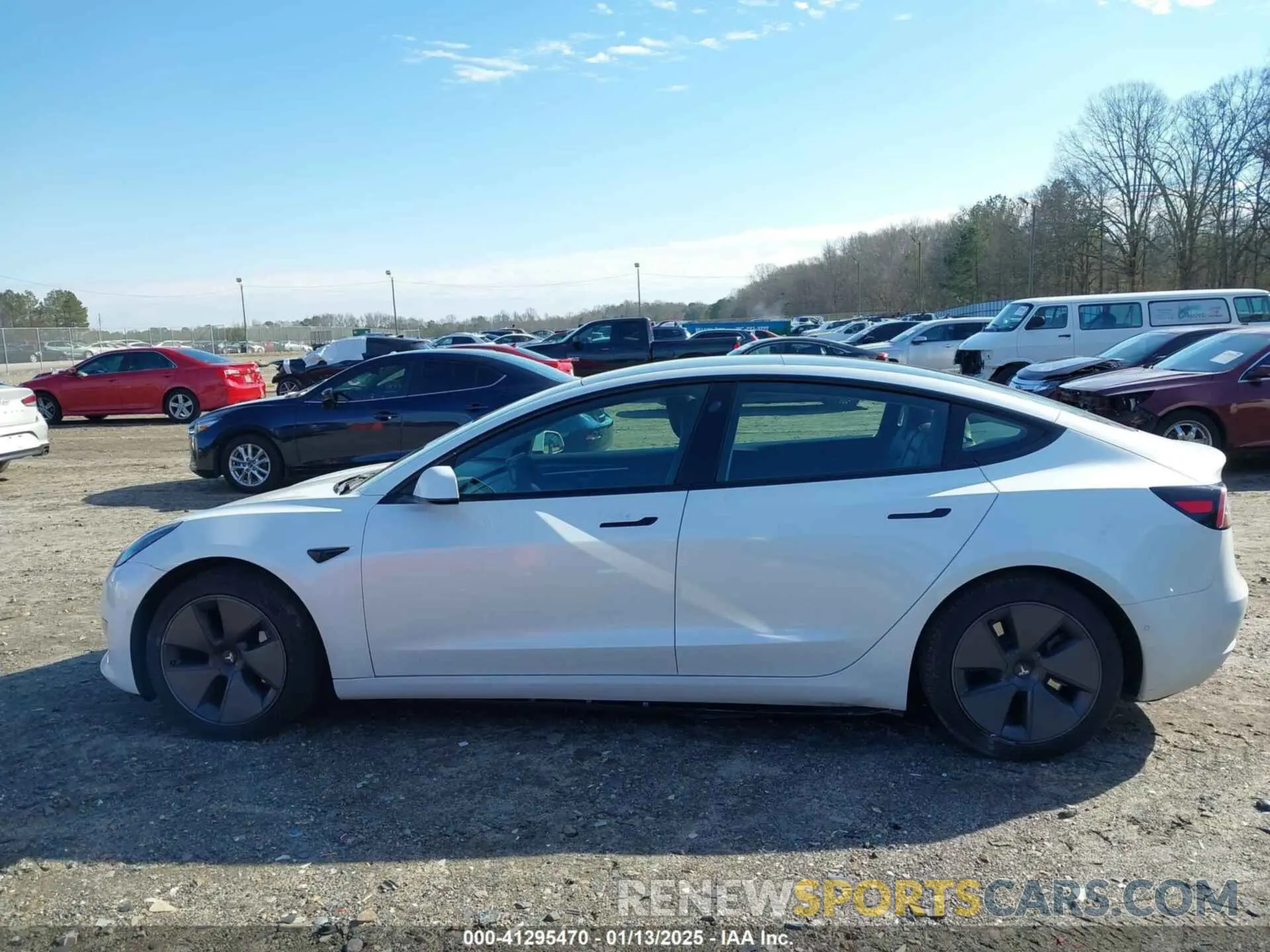 13 Photograph of a damaged car 5YJ3E1EA1MF994803 TESLA MODEL 3 2021