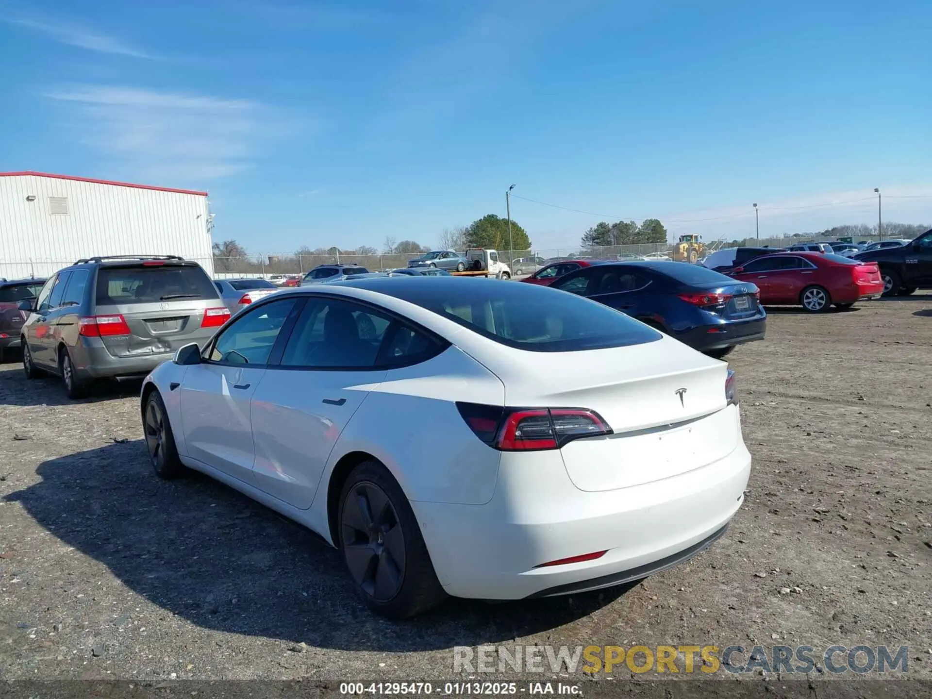 3 Photograph of a damaged car 5YJ3E1EA1MF994803 TESLA MODEL 3 2021
